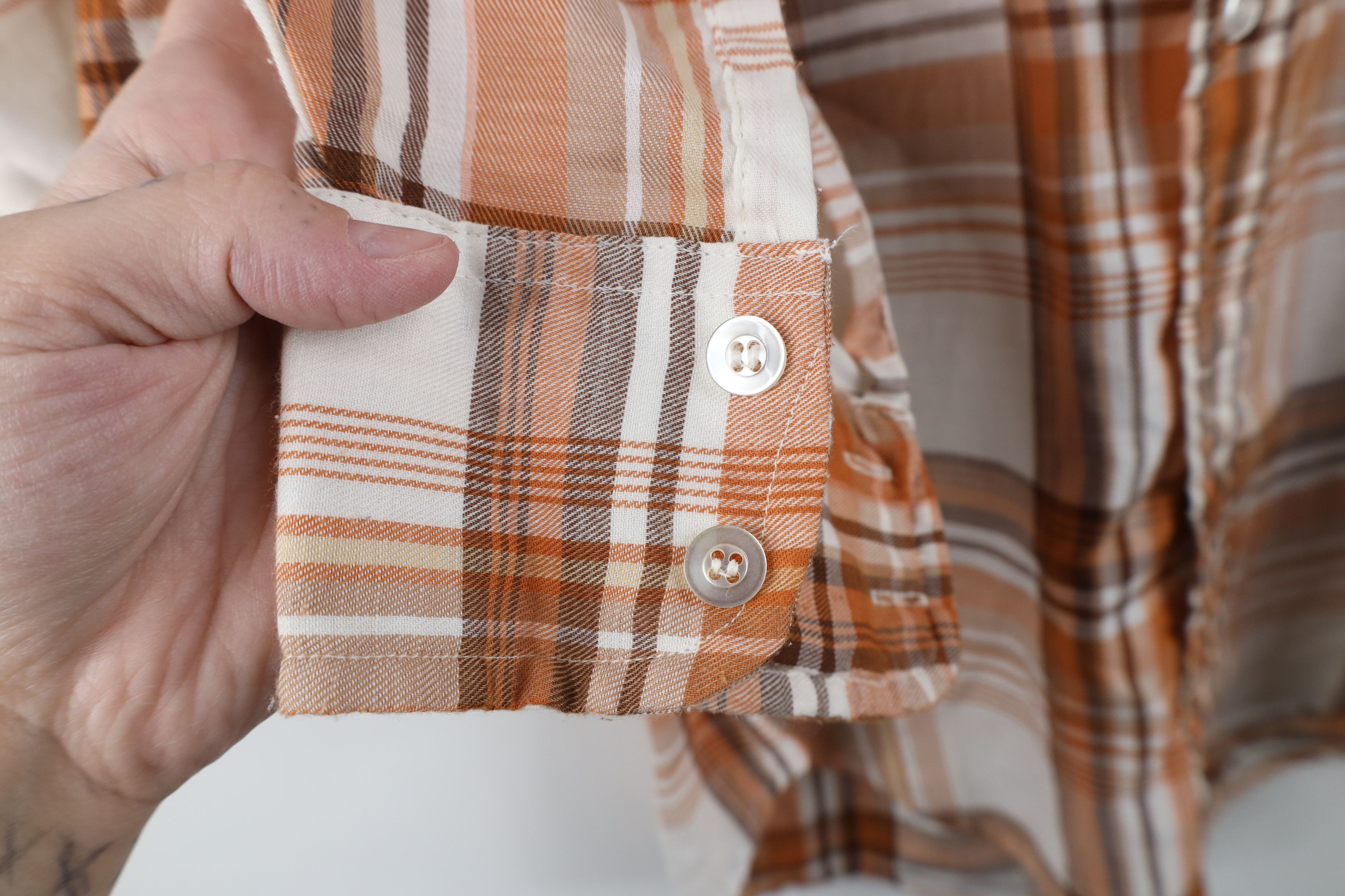 Levi's Vintage 70s Levis Western Cowboy Flannel Button Shirt USA Size US S / EU 44-46 / 1 - 7 Thumbnail