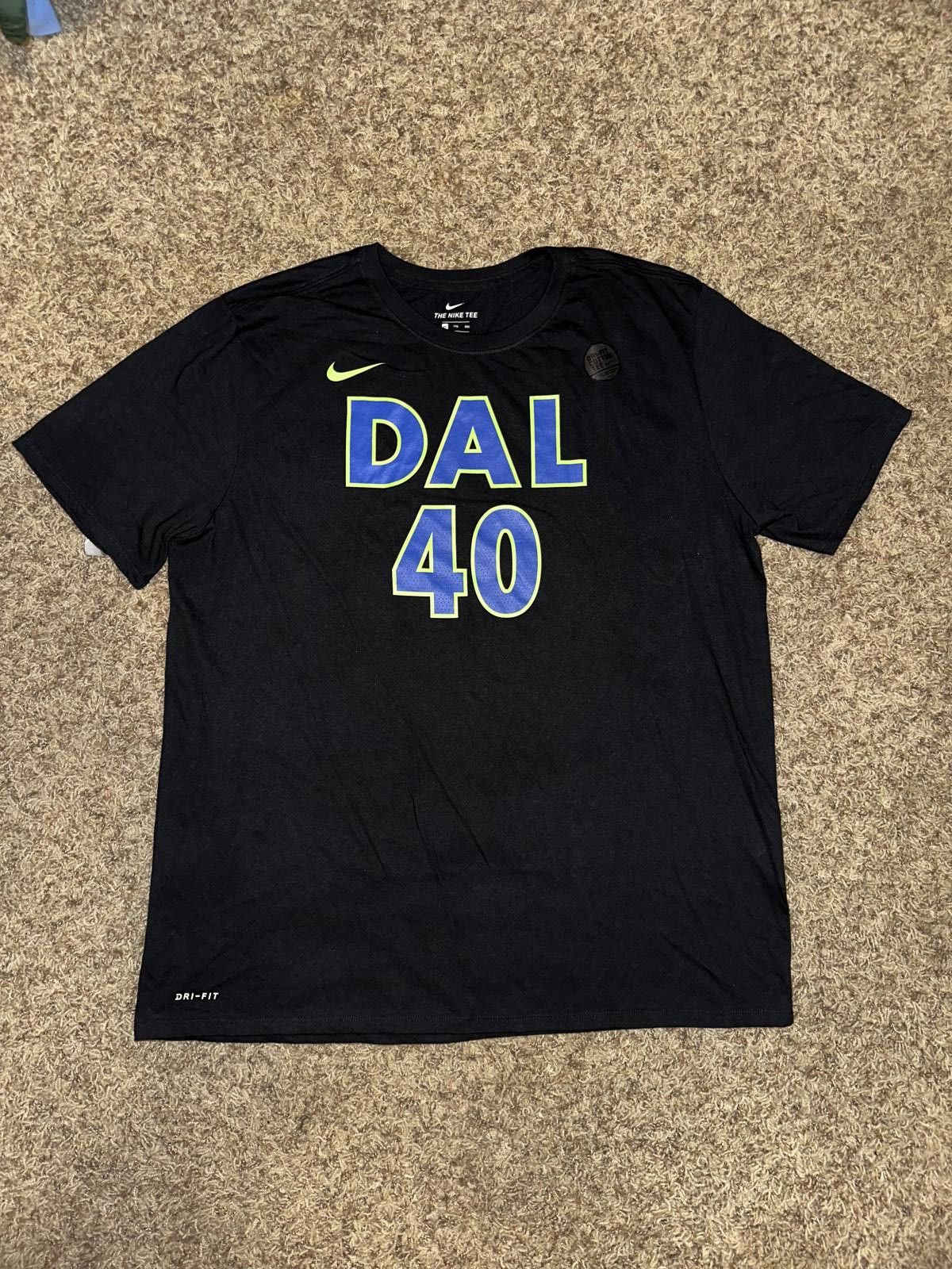 Nike Nike Men's Dallas Mavericks Harrison Barnes Name & Number Black T-Shirt Size US XXL / EU 58 / 5 - 1 Thumbnail