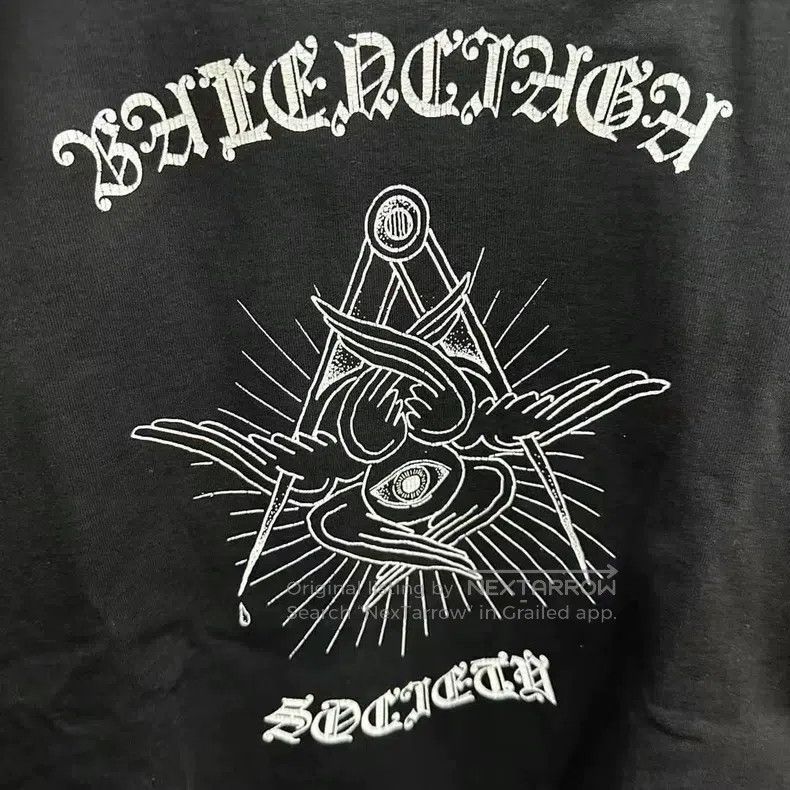 Balenciaga Balenciaga Devil's Eye Destroyed Distressed Short Sleeve, Size US XS / EU 42 / 0 - 3 Thumbnail