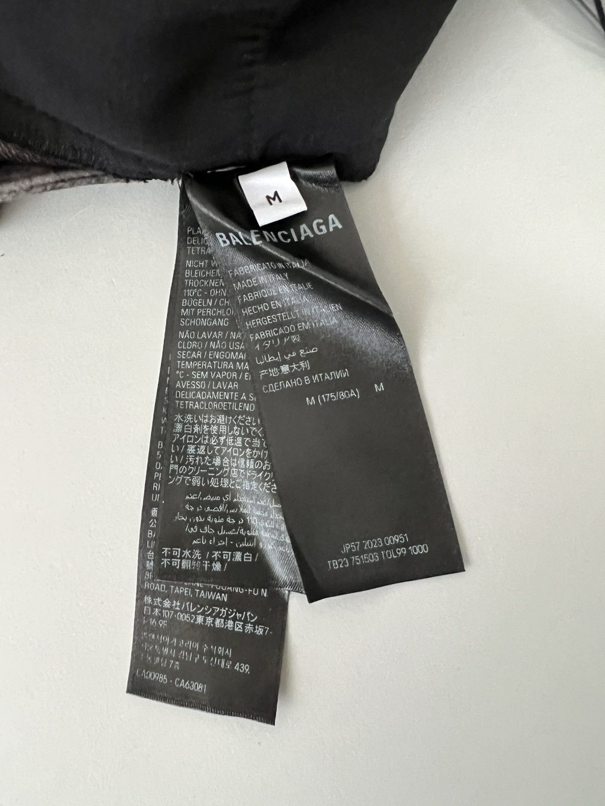 Balenciaga Balenciaga Denim Trompe L’Oleil Print Pant Jeans Size US 32 / EU 48 - 13 Thumbnail