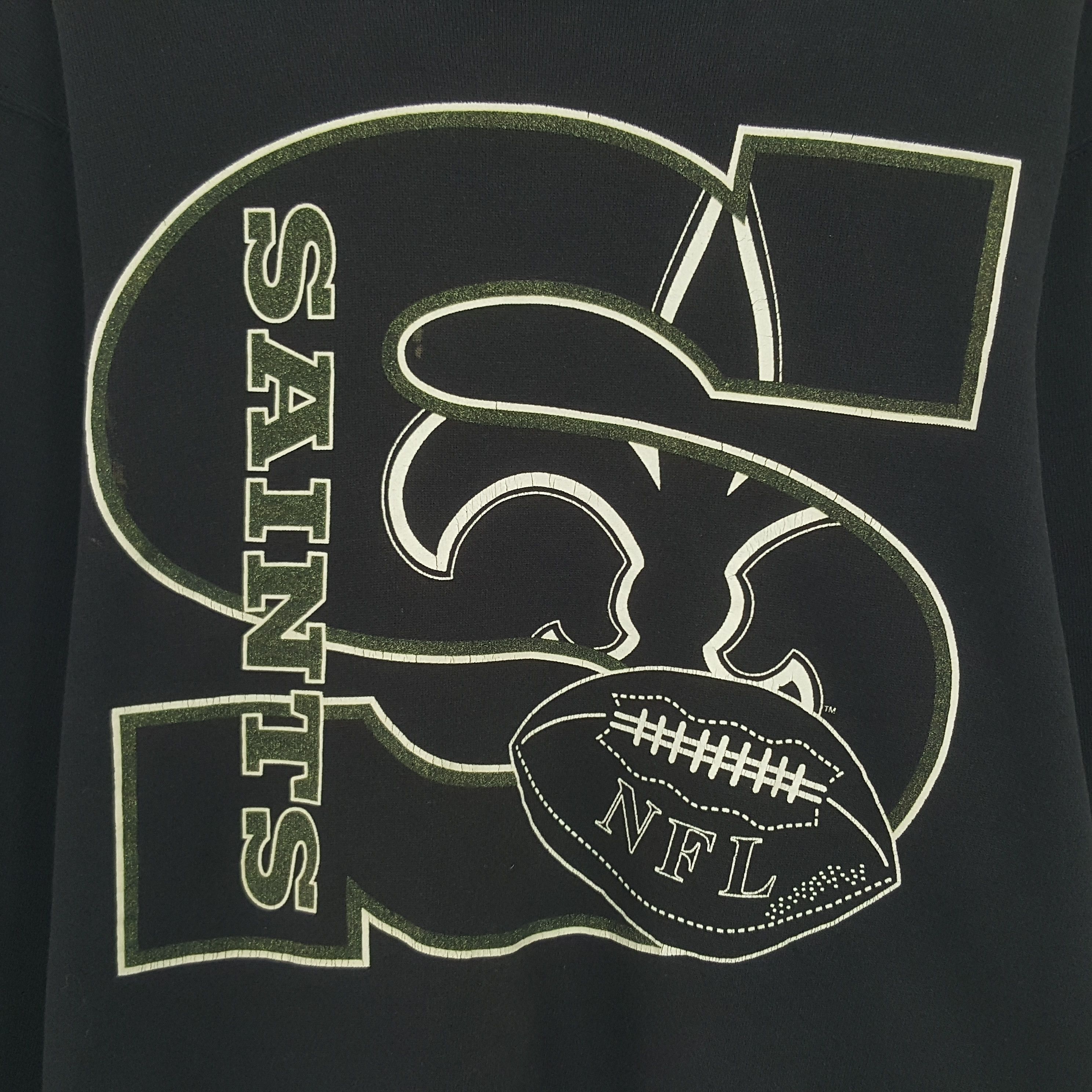 NFL × Vintage Vintage Saints X NFL Sweatshirt Size US M / EU 48-50 / 2 - 2 Thumbnail