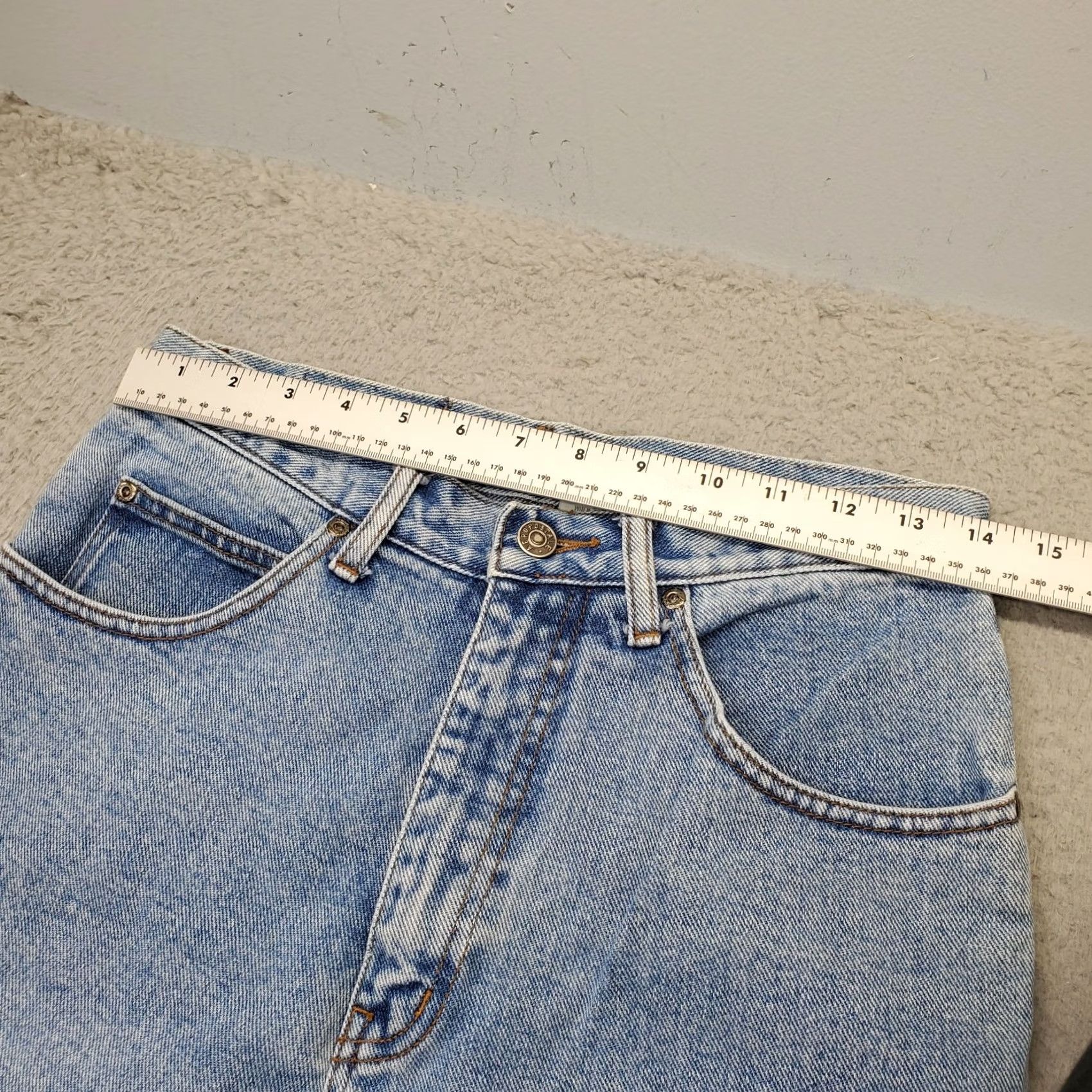 Vintage Aéropostale Skinny Jeans Womens Size 10 Blue Denim Stretch Medium Wash Size 32" / US 10 / IT 46 - 3 Thumbnail