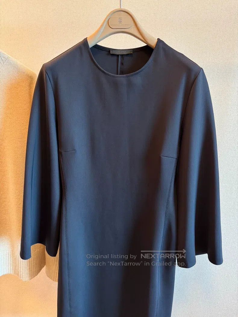 The Row The Row Minimalist Crew Neck Dress Size L / US 10 / IT 46 - 2 Thumbnail