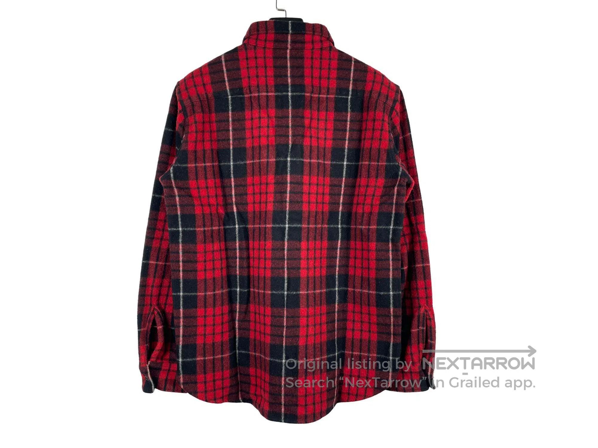 Saint Laurent Paris Saint Laurent Paris Red Flannel Check Woolen Shirt Size US M / EU 48-50 / 2 - 2 Thumbnail