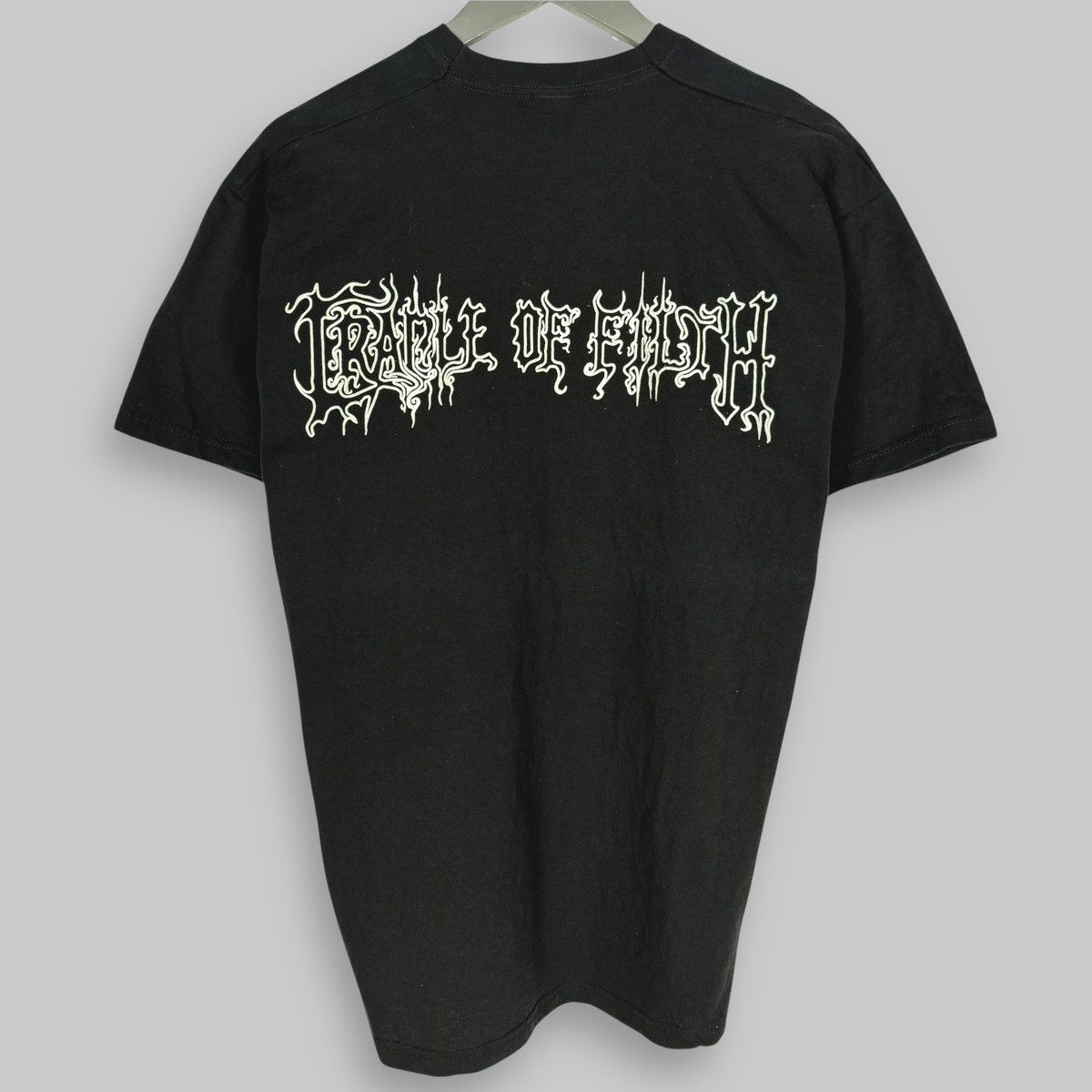 Band Tees Vintage 2000 Cradle Of Filth Dani Filth Euro T Shirt Size US L / EU 52-54 / 3 - 2 Thumbnail