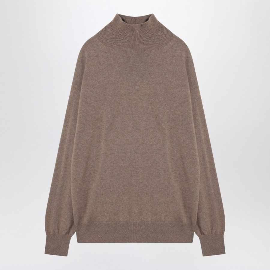 Auralee o1d2blof0725 Cashmere Turtleneck Sweater in Brown Size US XXL / EU 58 / 5 - 1 Thumbnail