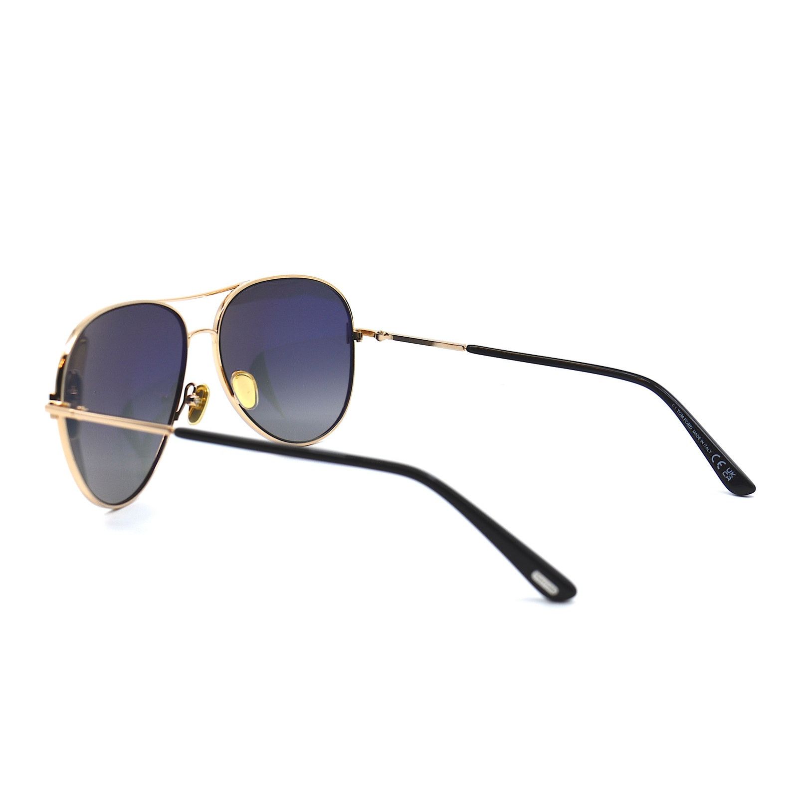 Tom Ford TOM FORD TF823/S 28D CLARK GOLD GREY POLARIZED SUNGLASSES Size ONE SIZE - 5 Thumbnail