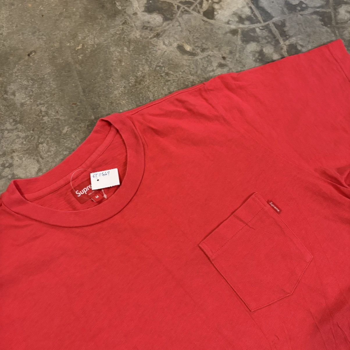 Supreme Supreme Small Logo Pocket Tee Size US M / EU 48-50 / 2 - 2 Thumbnail