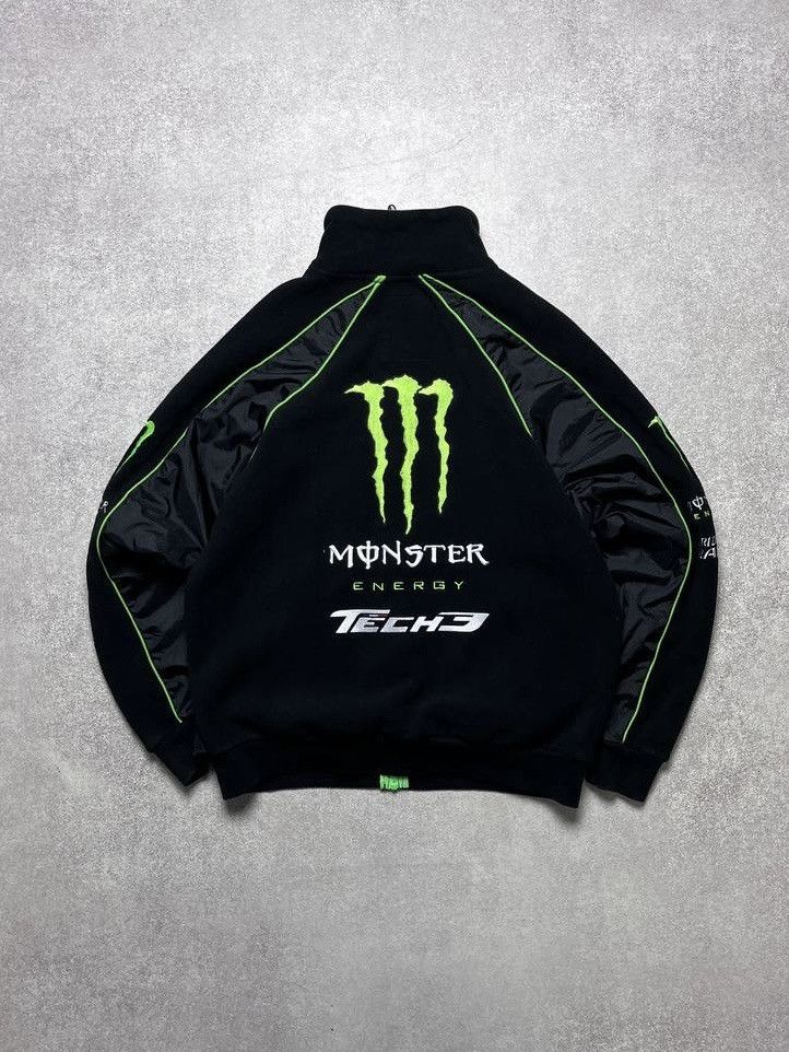 Vintage Vintage Monster Energy Ken Block Zip Fleece Jacket M Size US S / EU 44-46 / 1 - 8 Thumbnail