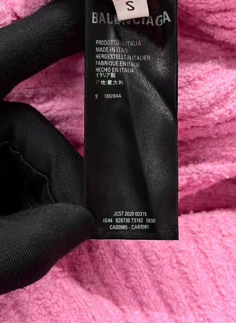 Balenciaga Balenciaga Cherry Blossom Pink Cursive Embroidered Letter Size S / US 4 / IT 40 - 3 Thumbnail