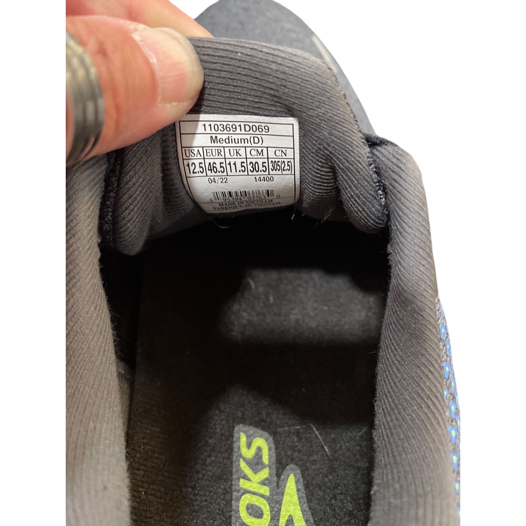 Brooks Brooks Ghost 14 mens gray fabric walking running sneakers sz Size US 12.5 / EU 45-46 - 7 Thumbnail