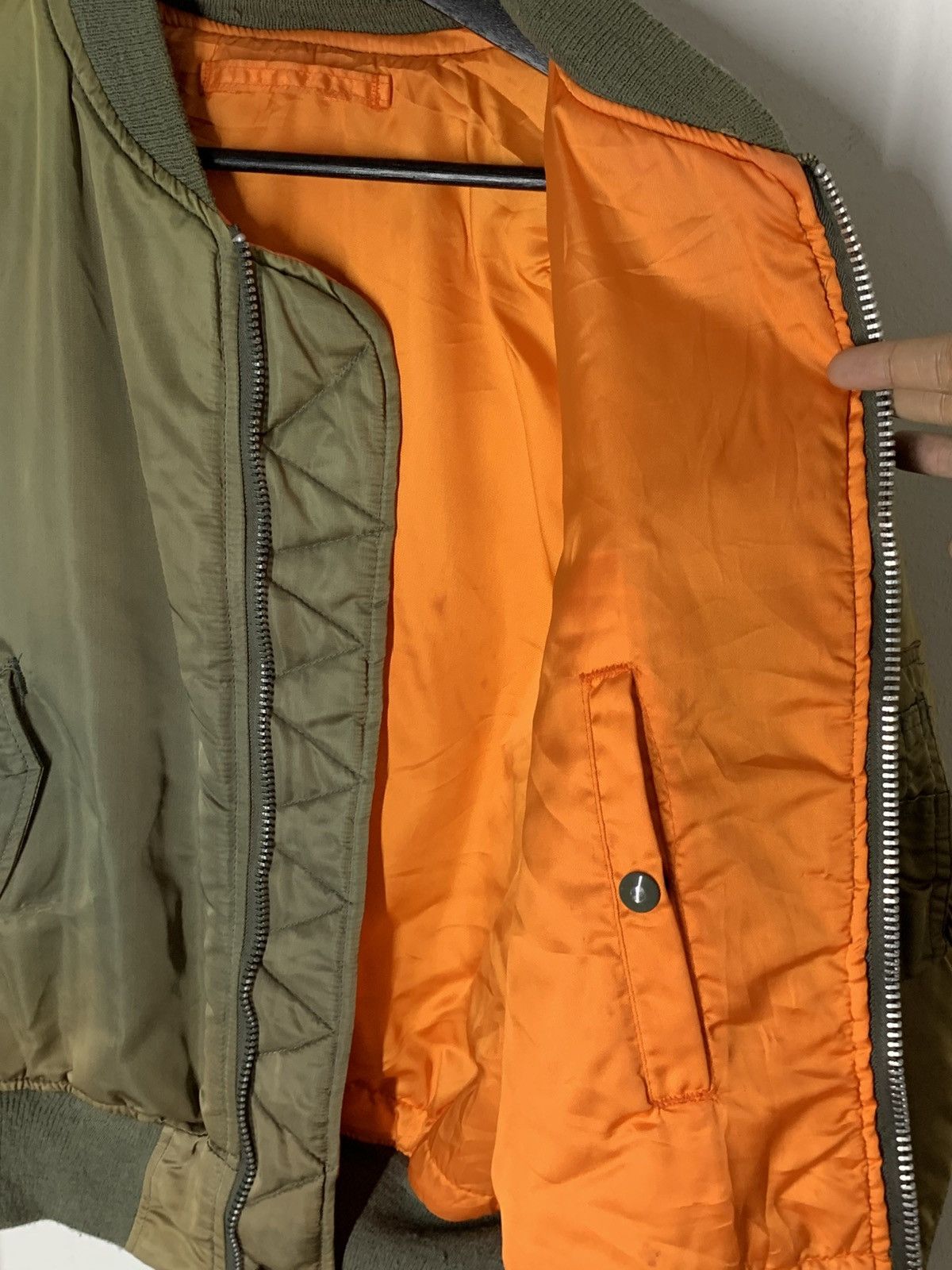 Avirex Vintage Avirex Flight MA-1 Bomber Jacket Size US L / EU 52-54 / 3 - 12 Thumbnail