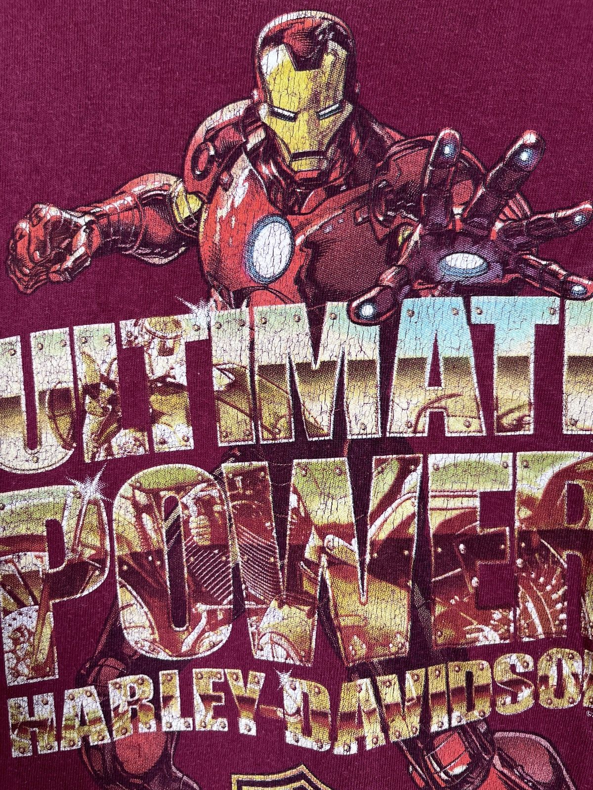Harley Davidson Harley Davidson x Marvel Ultimate Power Iron Man T-shirt Size US M / EU 48-50 / 2 - 3 Thumbnail