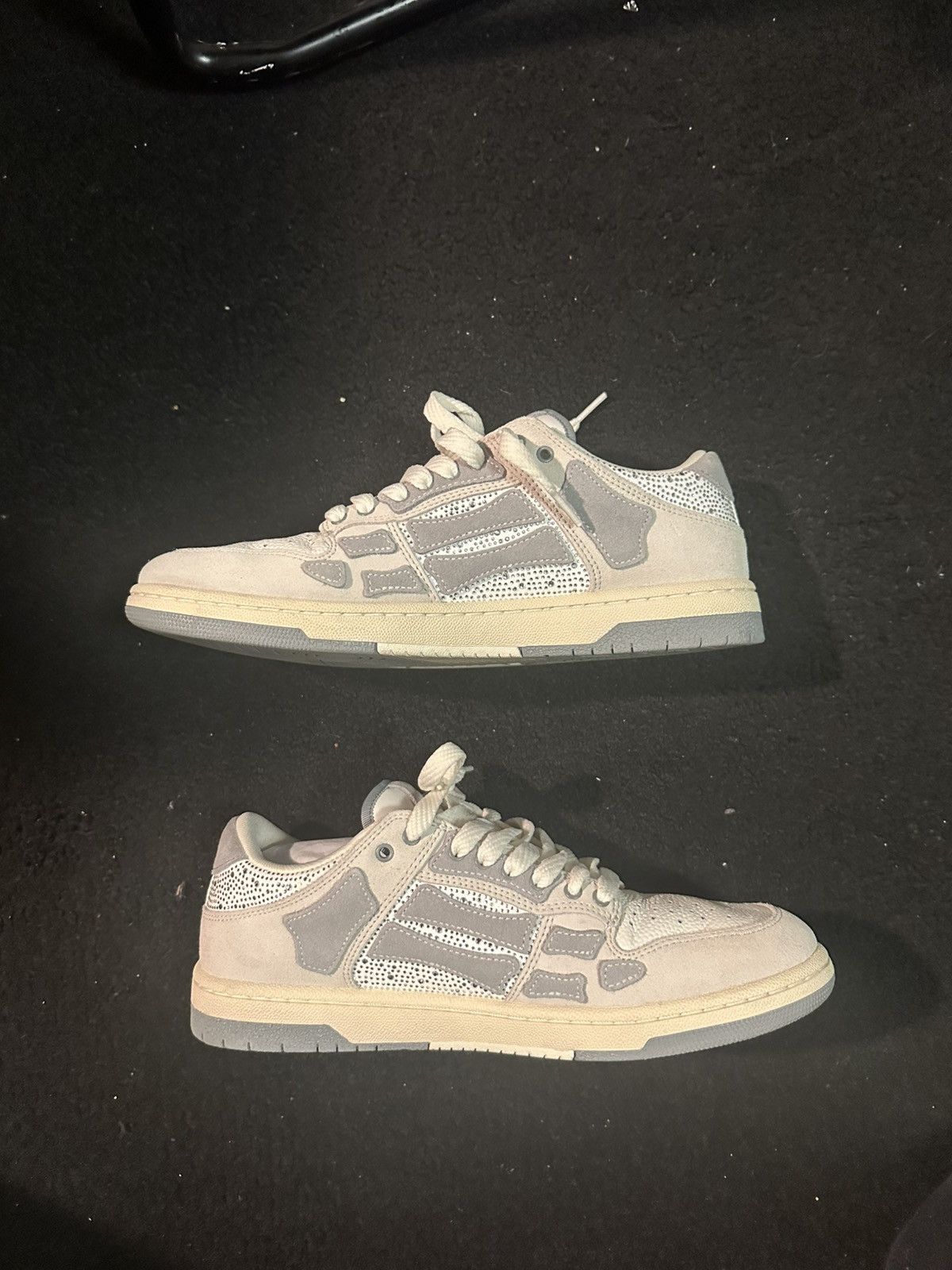 Amiri Men's Skel Low Suede Crystal-Embellished Sneakers Size US 10 / EU 43 - 1 Thumbnail