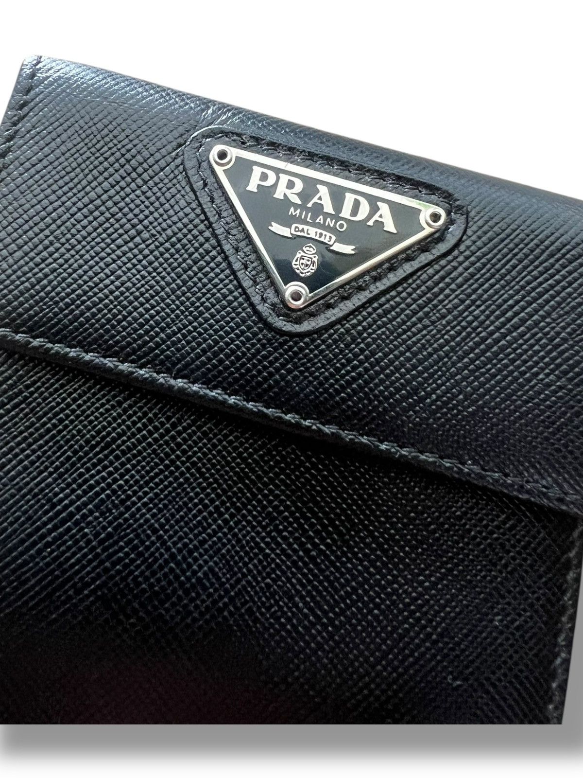Prada Prada Saffiano Leather Vertical Wallet / Card Holder Size ONE SIZE - 3 Thumbnail