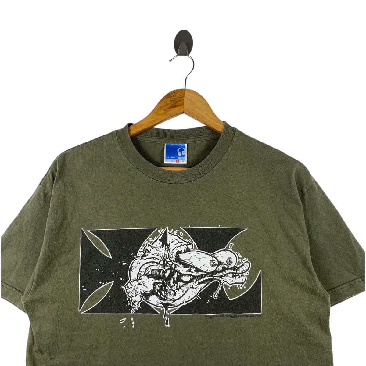 X-LARGE Vintage X-LARGE x RAT FINK Made In Usa Streetwear T-Shirt Size US L / EU 52-54 / 3 - 2 Thumbnail