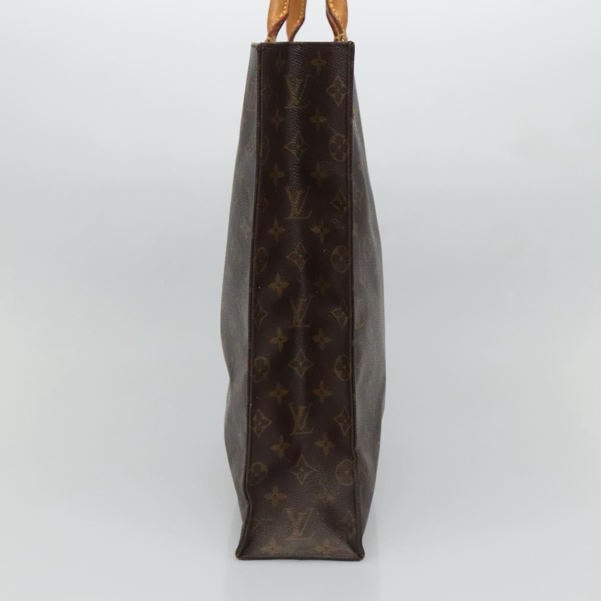 Louis Vuitton LOUIS VUITTON Monogram Sac Plat Hand Bag M51140 Size ONE SIZE - 3 Thumbnail