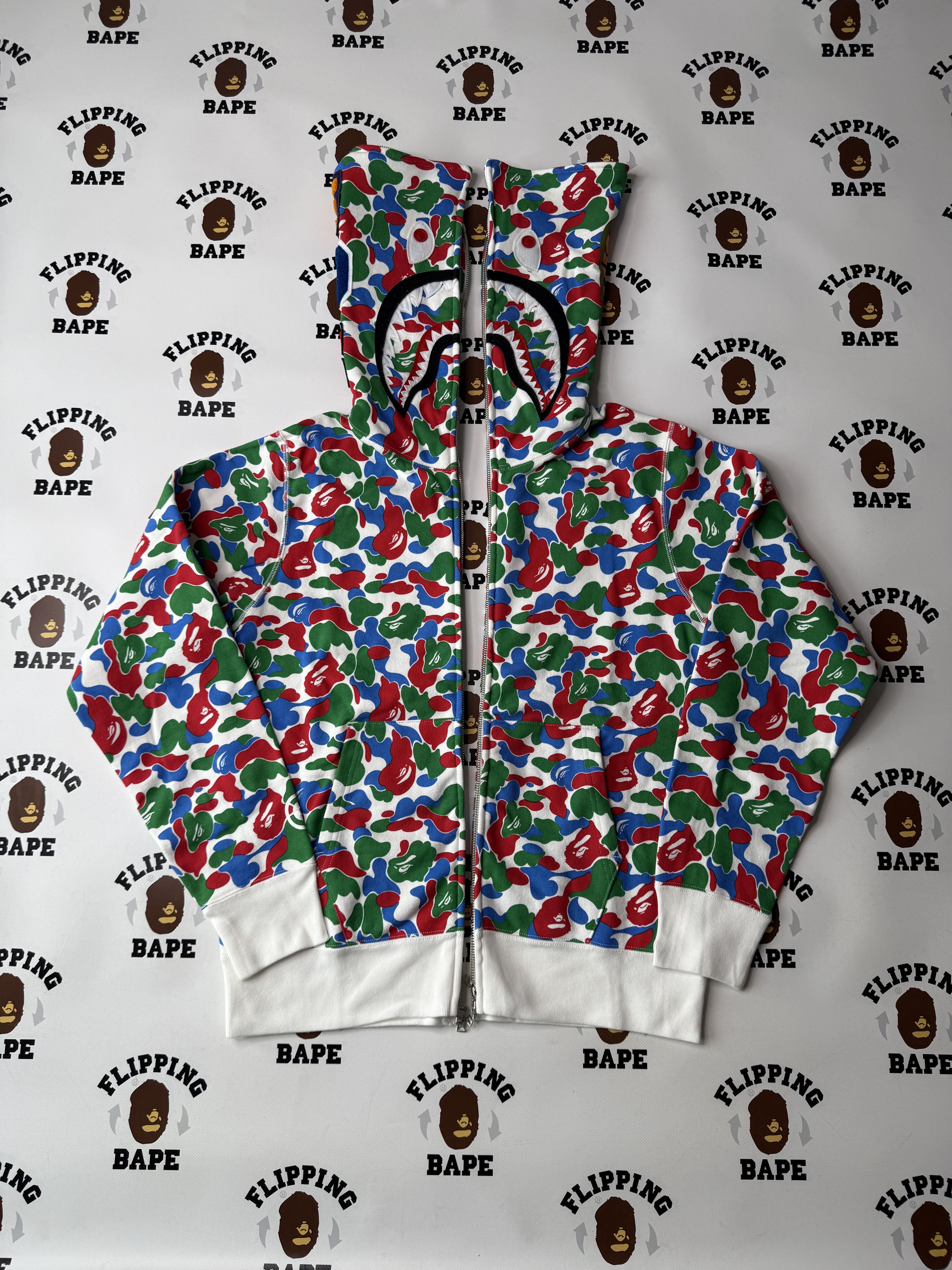 BAPE QINGDAO SEPARATE SHARK FULL ZIP HOODIE
