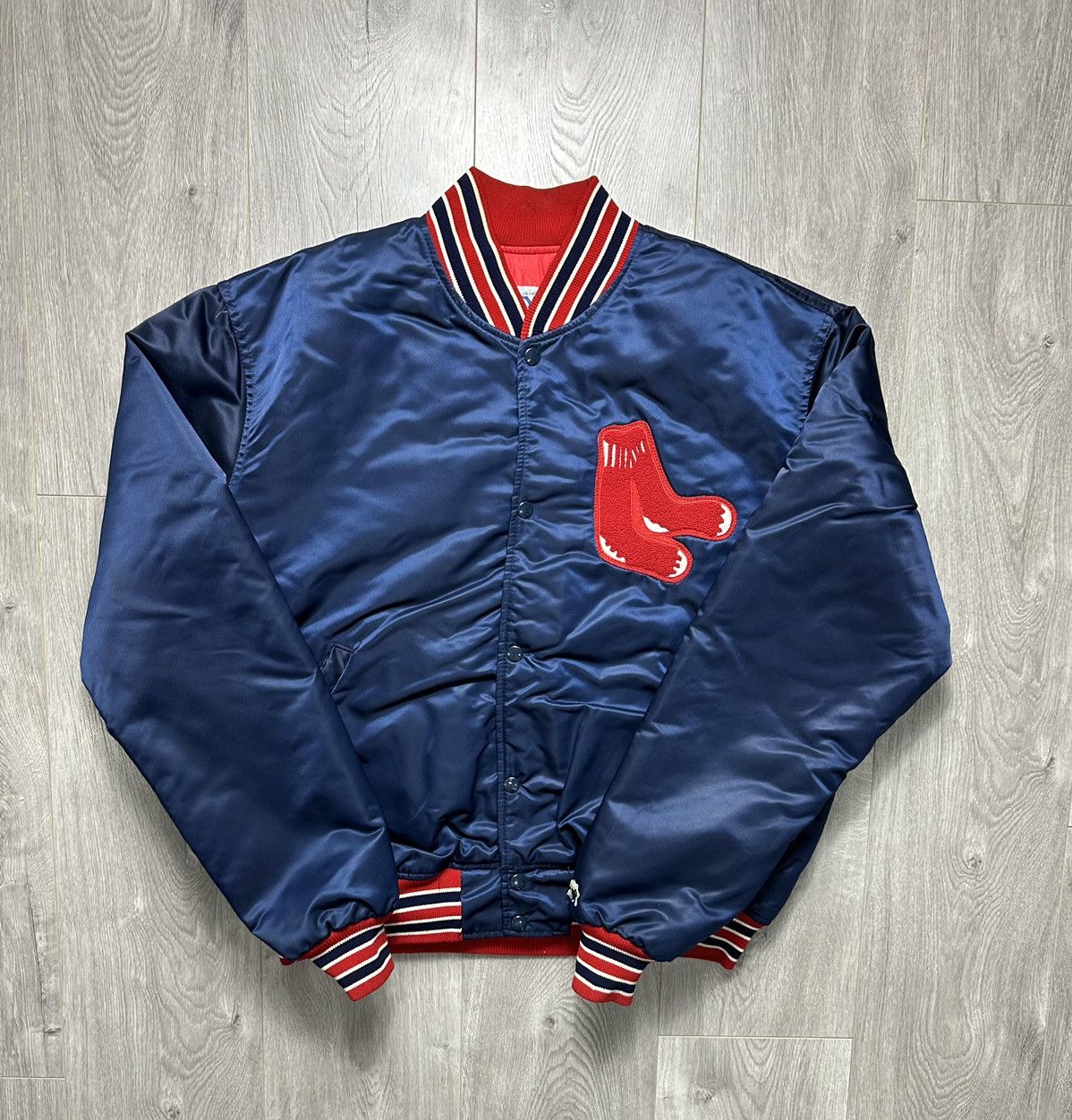 Vintage Red Sox Starter Jacket | Grailed
