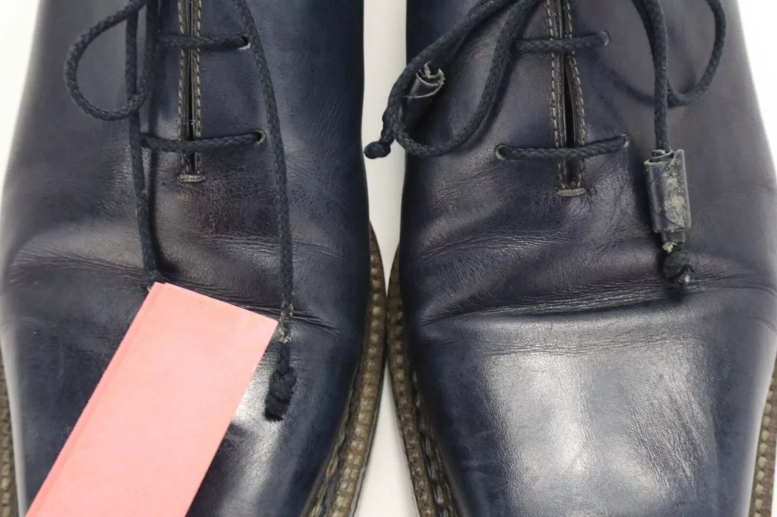 Other Stefanobi by Mauro Volponi Shoes Men's UK 9.5 Rigid Leather Size US 10.5 / EU 43-44 - 12 Thumbnail