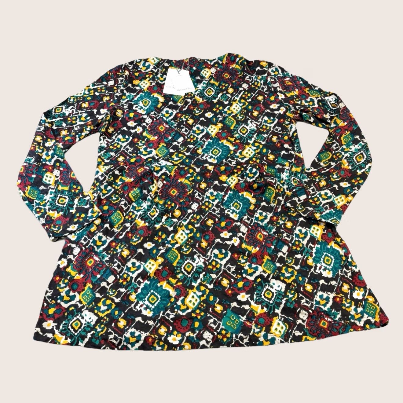 Vintage Nomads Karensa Printed Tunic 16 Women’s Multi Notched Neck Long Sleeve Casual Travel Party/Cocktail BNWT Mens? Size XXL / US 16-18 / IT 52-54 - 1 Thumbnail