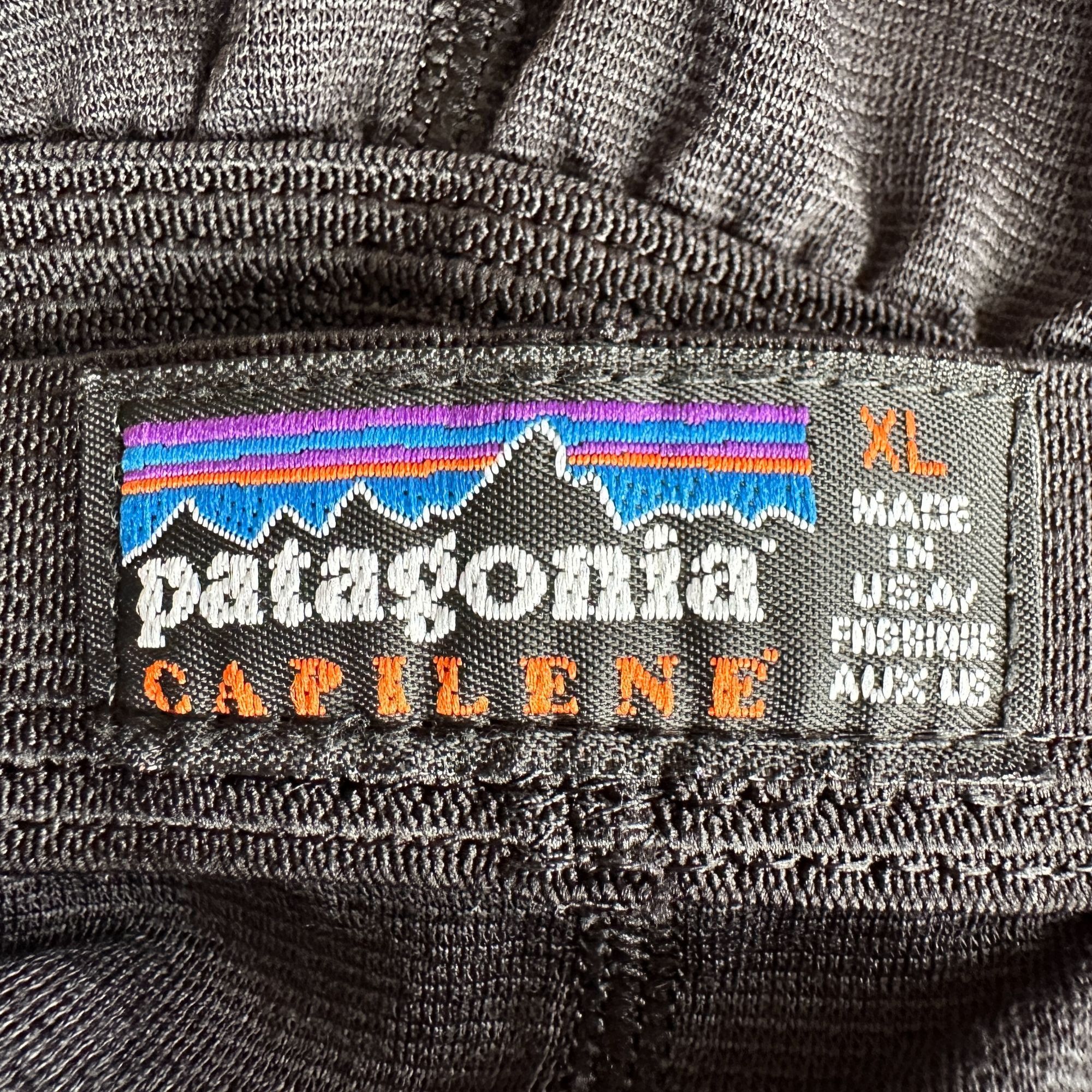 Patagonia Vintage Patagonia Mens XL Pants Baselayer Capilene Black Size US 28 / EU 44 - 8 Thumbnail