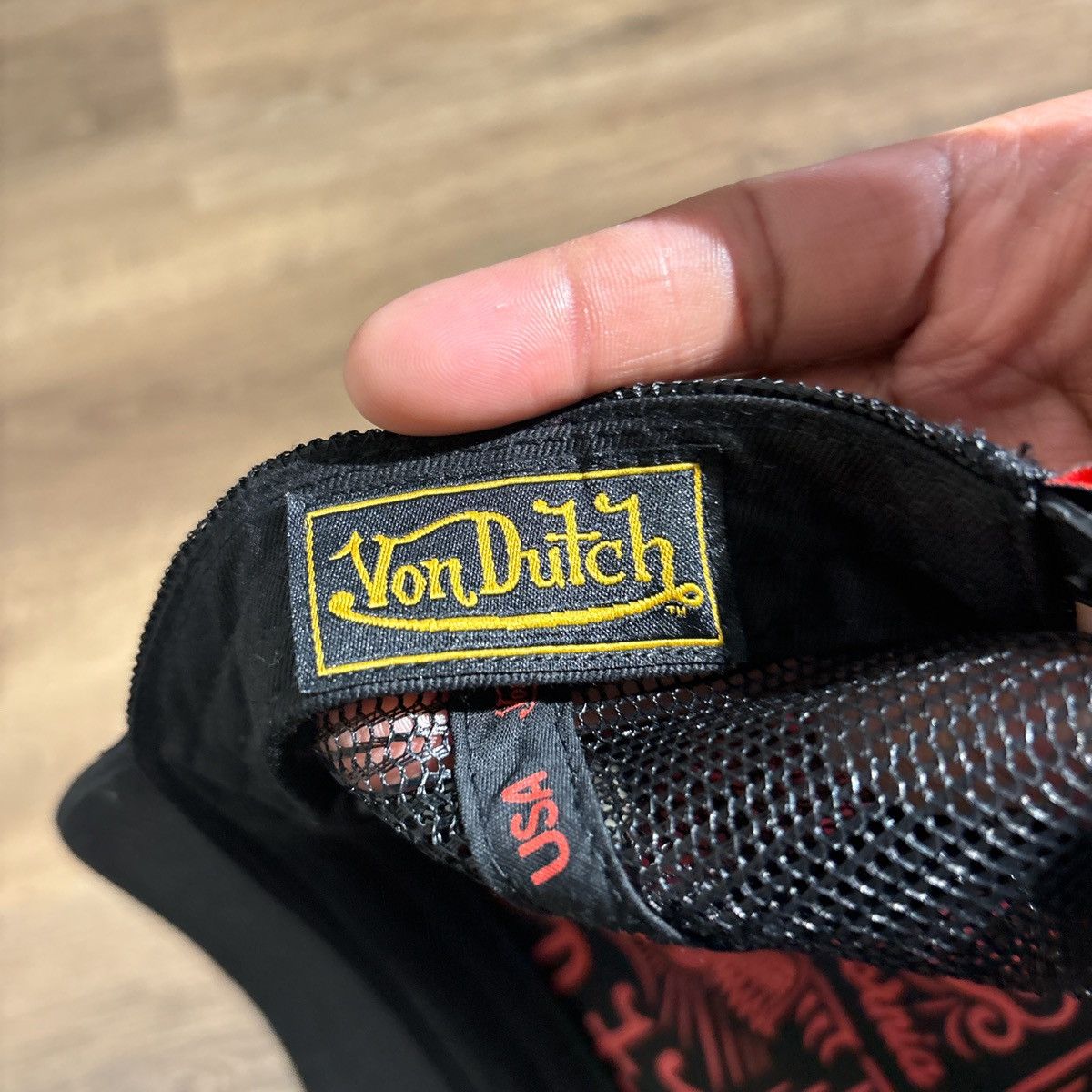 Von Dutch Von Dutch Roses Trucker Hat Size ONE SIZE - 5 Thumbnail