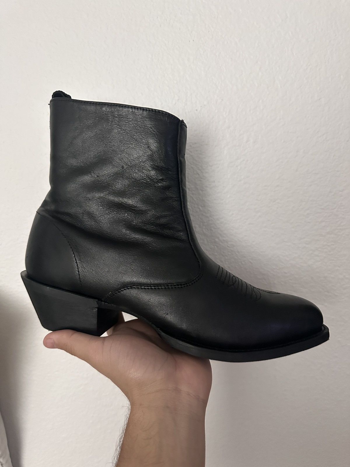 image of Vintage Laredo Boots in Black, Men's (Size 9.5)