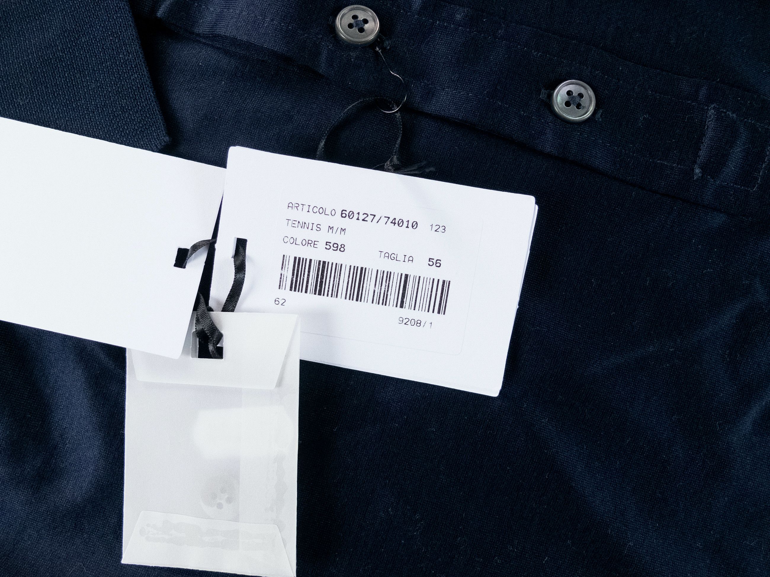 Gran Sasso GRAN SASSO navy blue cotton crewneck polo shirt Size 3XL Size US XXL / EU 58 / 5 - 3 Thumbnail