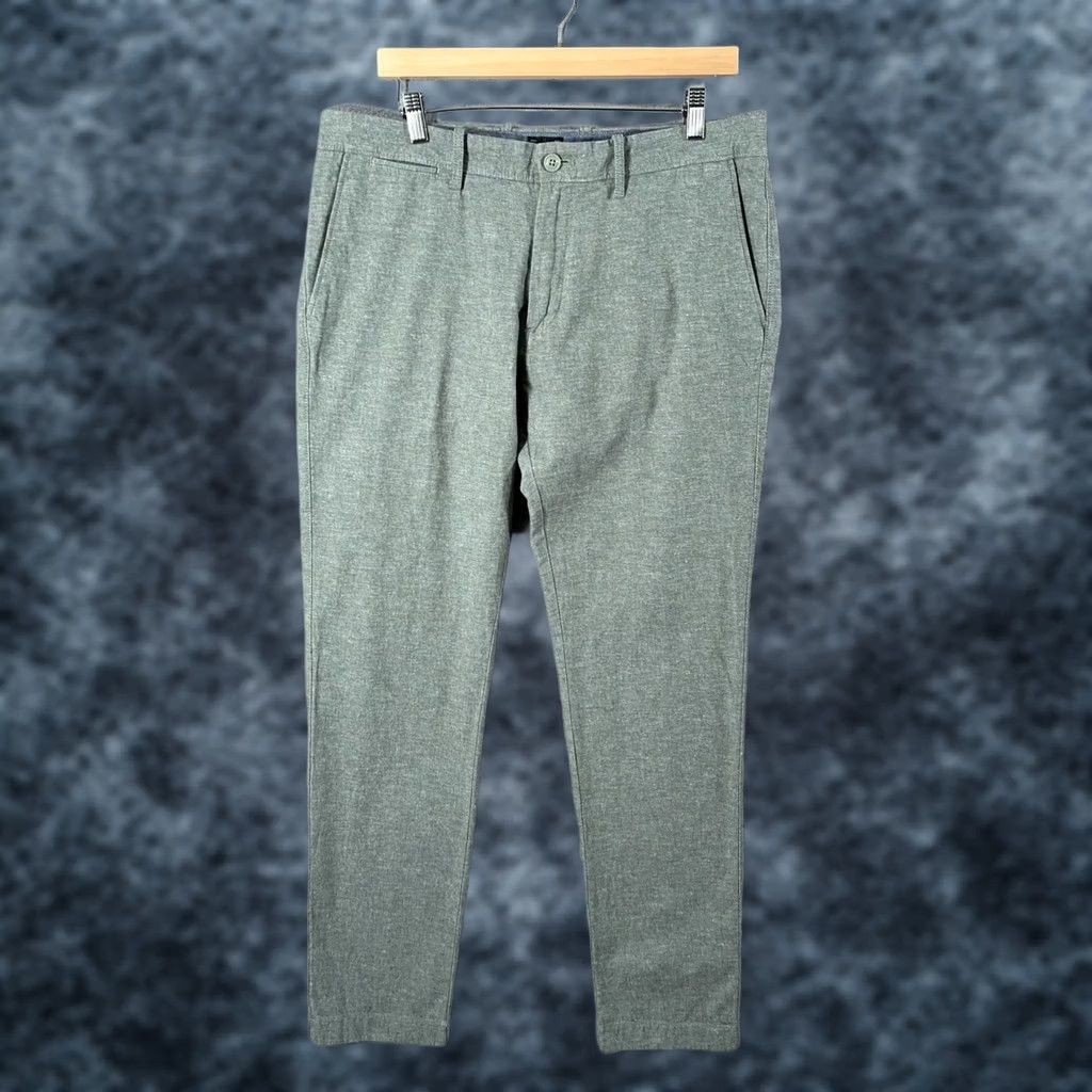 J.Crew J.CREW Chino Pants Mens Green Slim Stretch Twill 34x32 Size US 34 / EU 50 - 1 Thumbnail