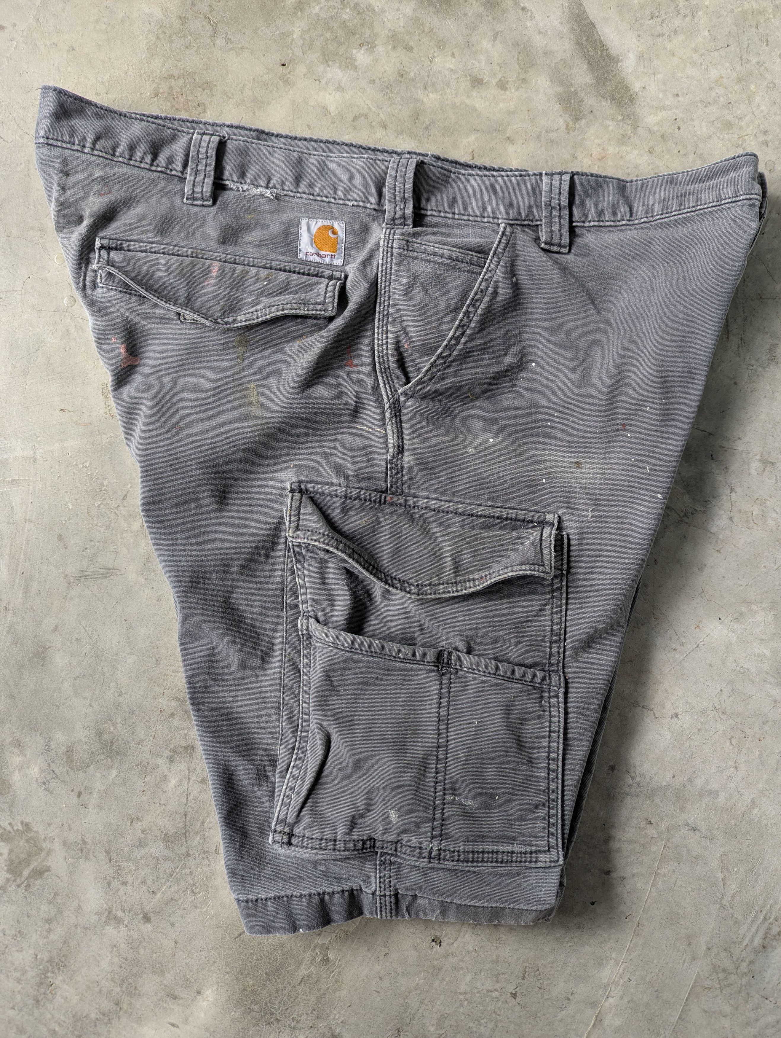 Carhartt Distressed Faded Painter Gray Carhartt Short Cargo Pants Size US 40 / EU 56 - 10 Thumbnail