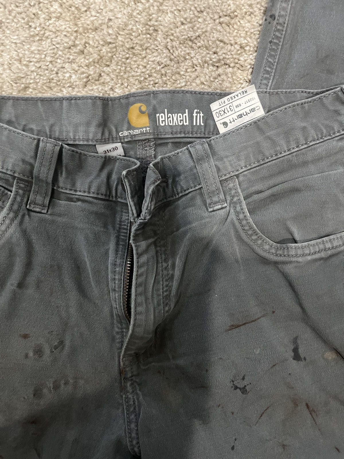 Carhartt Carhartt Relaxed Fit Workwear Pants Size US 31 - 2 Thumbnail