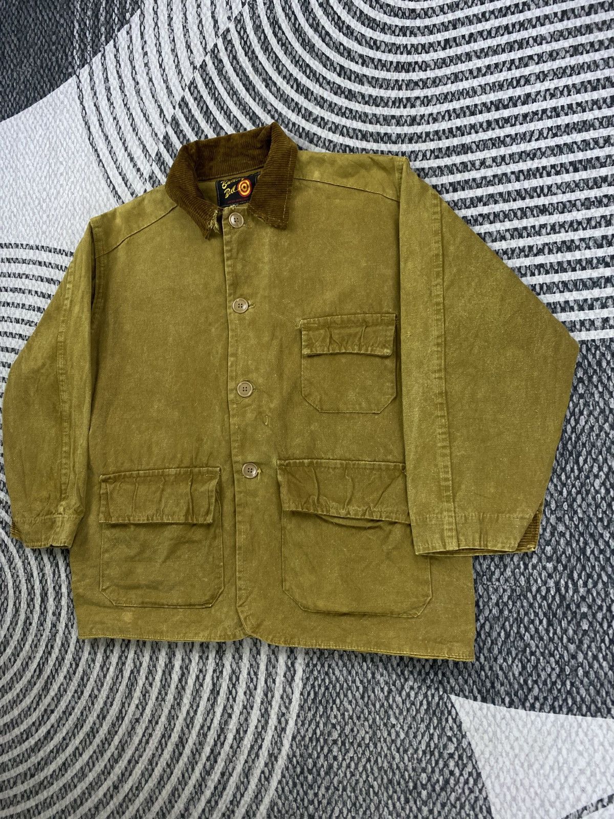 Japanese Brand Vintage Bullseye Bill Double Pocket Button Hunting Jacket Size US M / EU 48-50 / 2 - 4 Thumbnail
