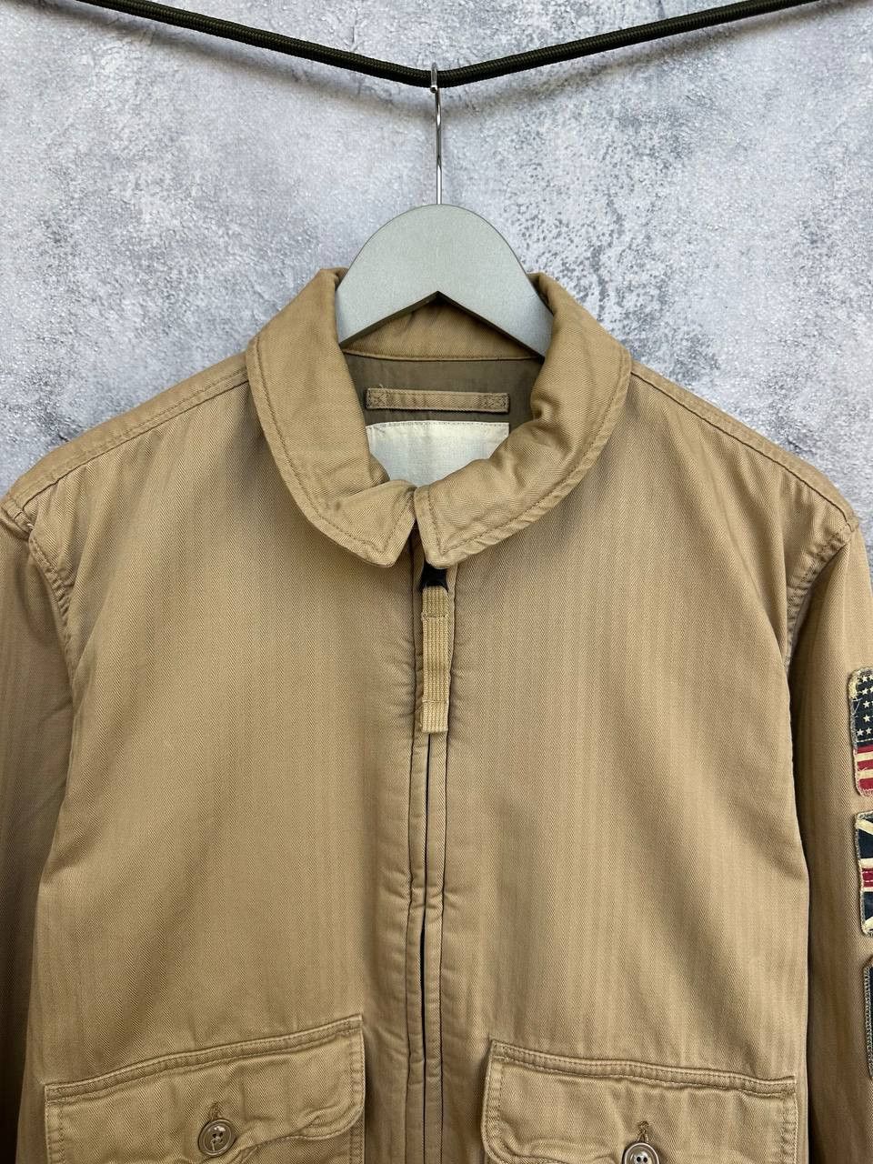 Denim & Supply Ralph Lauren Denim & Supply Ralph Lauren Bomber Jacket Herringbone Flags Size US M / EU 48-50 / 2 - 4 Thumbnail