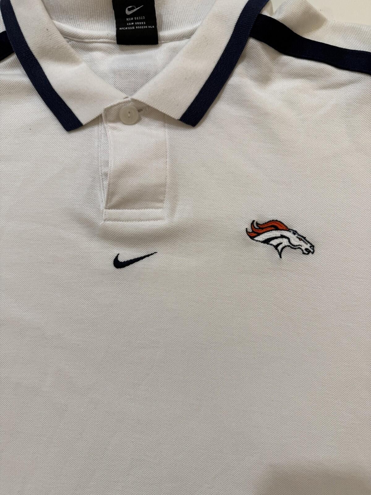 Nike Nike Denver Broncos Polo Mens XL NFL Football Vintage 90s Size US XL / EU 56 / 4 - 2 Thumbnail