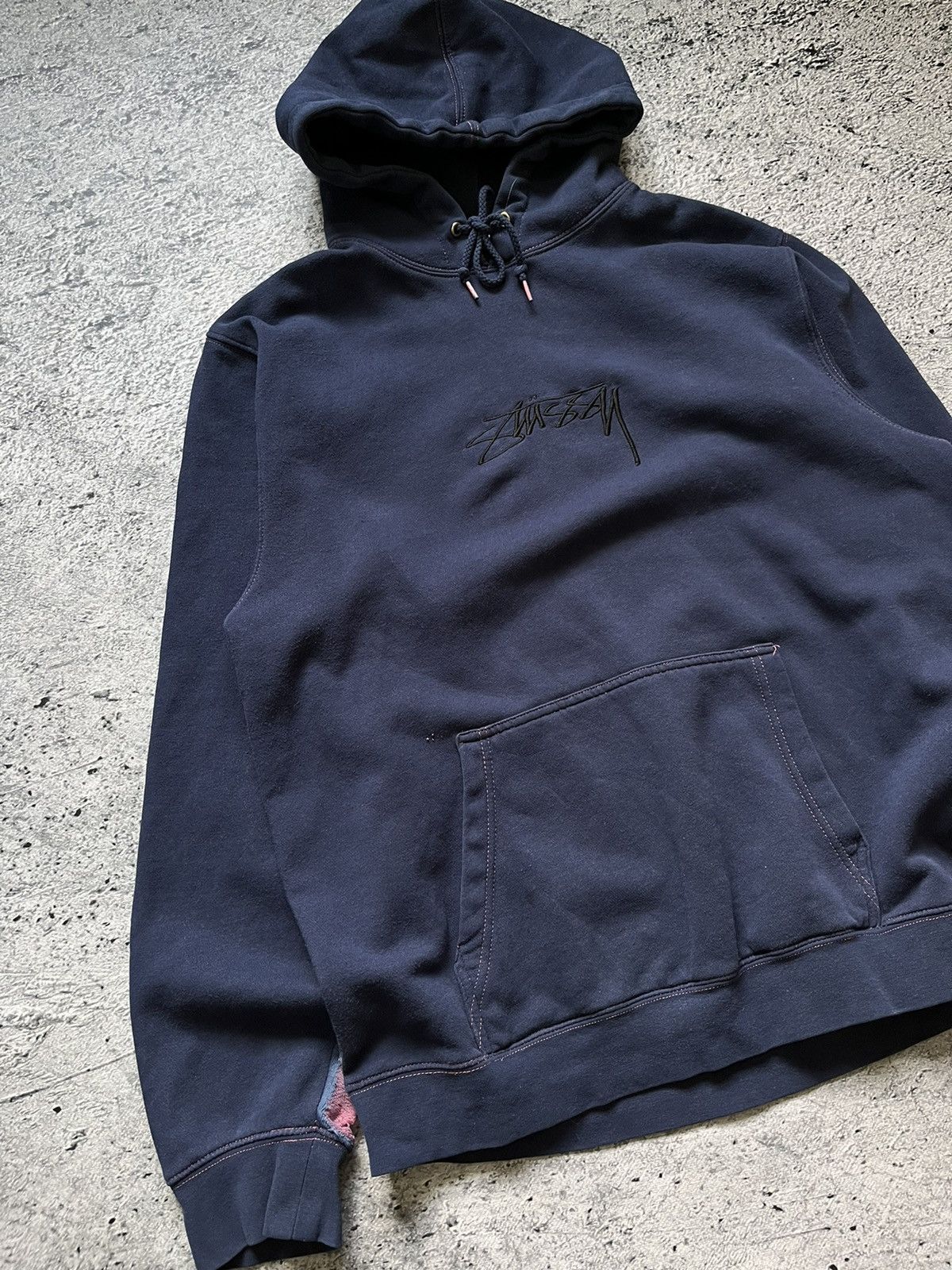 Stussy Vintage Stussy boxy fit Hoodie made in USA Size US XL / EU 56 / 4 - 2 Thumbnail