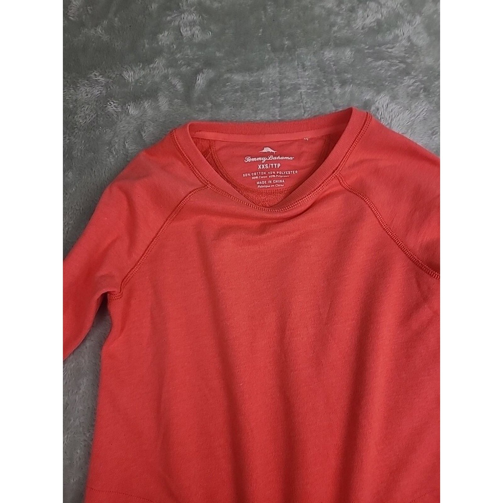 Tommy Bahama Tommy Bahama Coral Sun Fade Sweatshirt -Womens sz XXS Pink Size XXS / US 00 / IT 34 - 7 Thumbnail