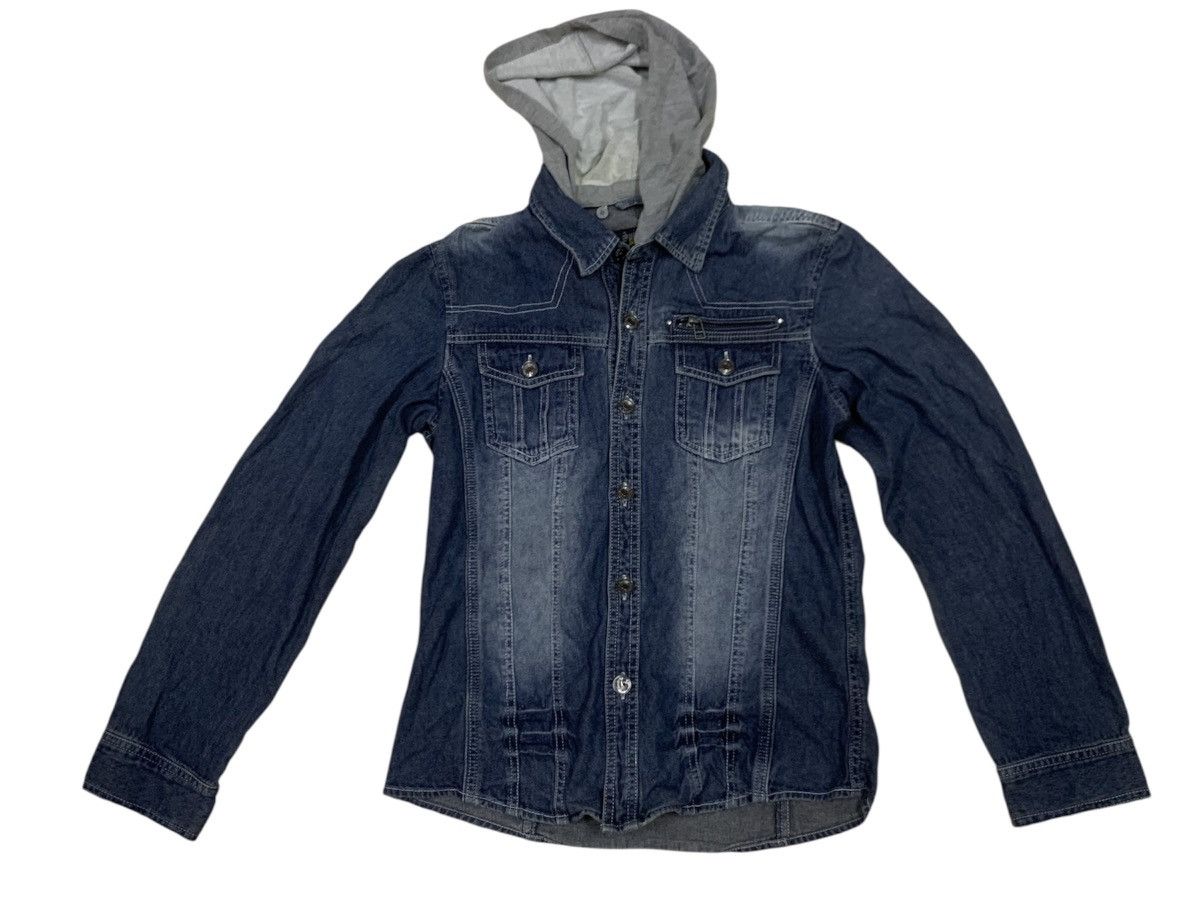 Japanese Brand SPINASH Denim Removable Hood Size US M / EU 48-50 / 2 - 2 Thumbnail