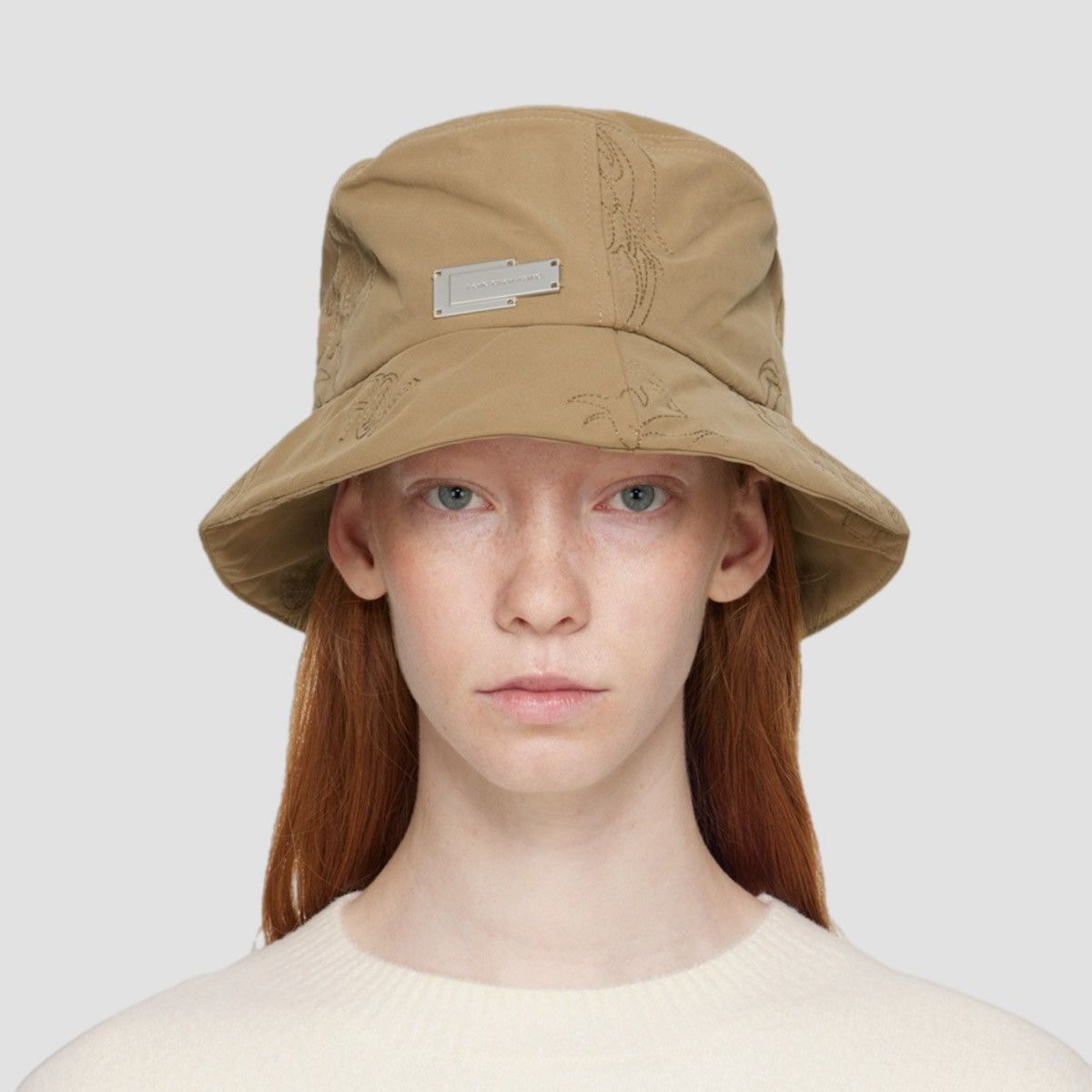 Feng Chen Wang Feng Chen Wang Quilted Bucket Hat Size ONE SIZE - 9 Thumbnail