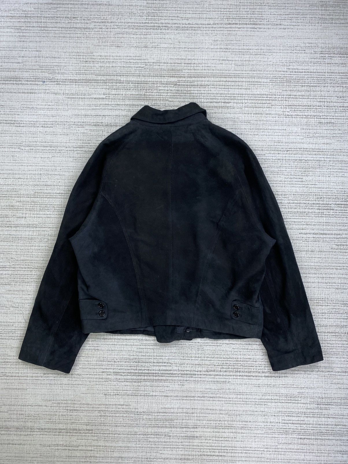 Designer × Japanese Brand × Vintage Vintage Lautreamont Asymetrical Leather Jacket Size US M / EU 48-50 / 2 - 3 Thumbnail