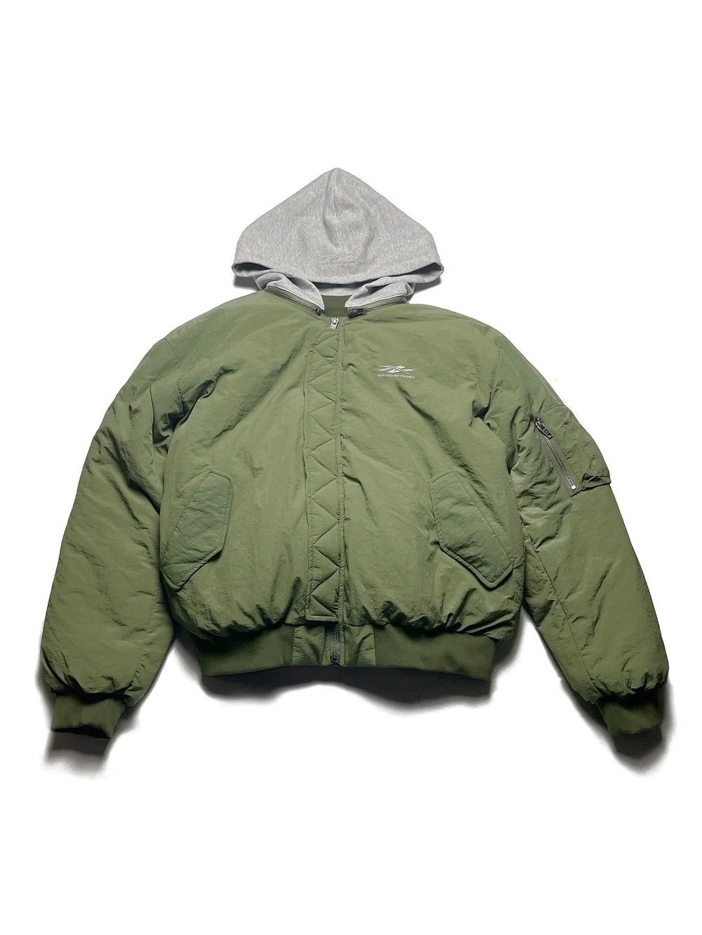 New Day Same Pain New Day Same Pain Sport Bomber Olive | Grailed