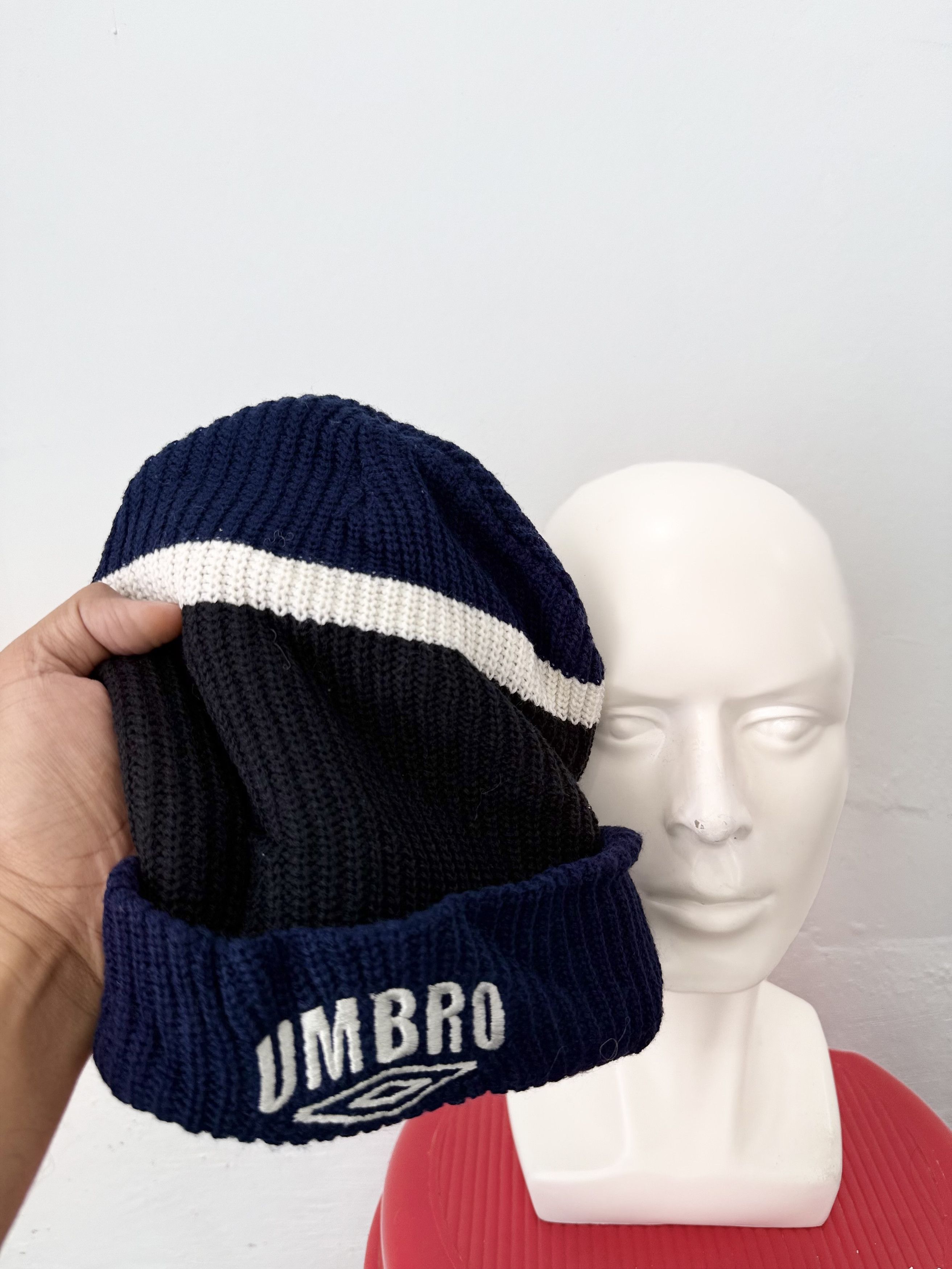 Umbro × Vintage Umbro Beanie Hats Acrylic Size ONE SIZE - 6 Thumbnail