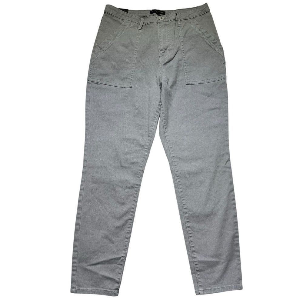 Banana Republic NWT New Banana Republic High Rise Twill Grey Pants Jeans Si Size 32" / US 10 / IT 46 - 2 Thumbnail