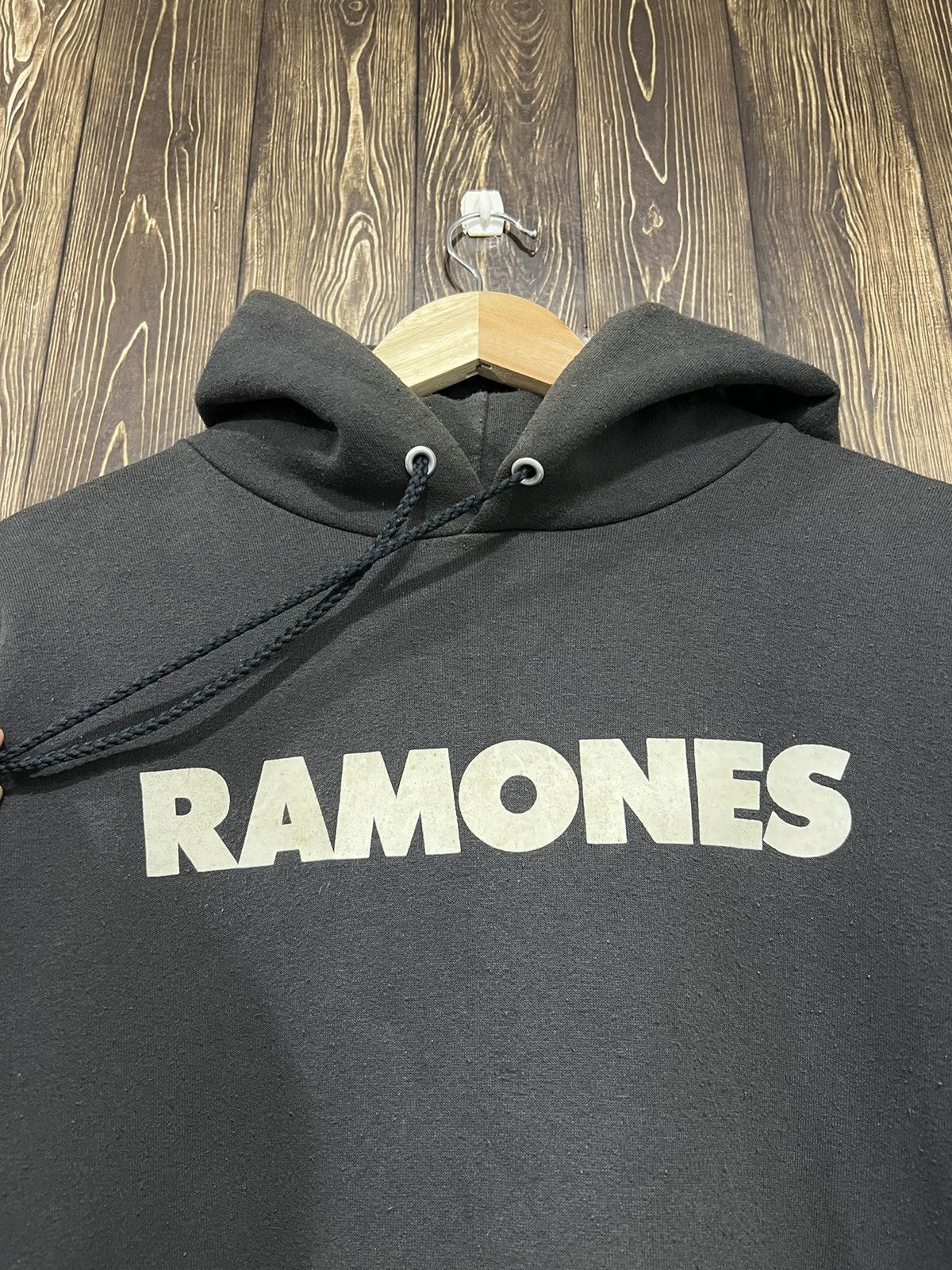 Band Tees × Vintage Vintage 90s Ramones Band Hoodies Size US M / EU 48-50 / 2 - 7 Thumbnail