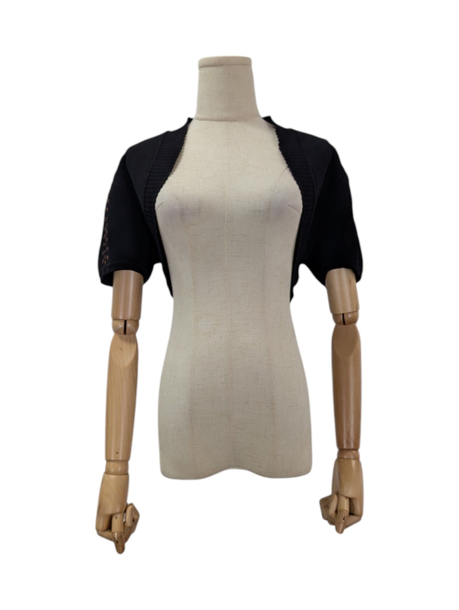 Alaia Alaia Black And Bronze Cropped Open Top Size M / US 6-8 / IT 42-44 - 3 Thumbnail