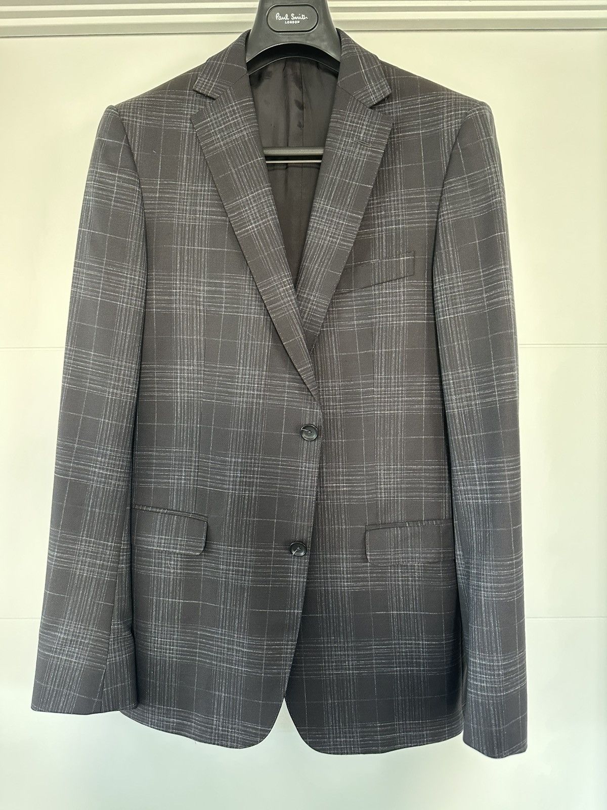 Z Zegna $1k Check Wool Blazer Size 40L - 1 Thumbnail