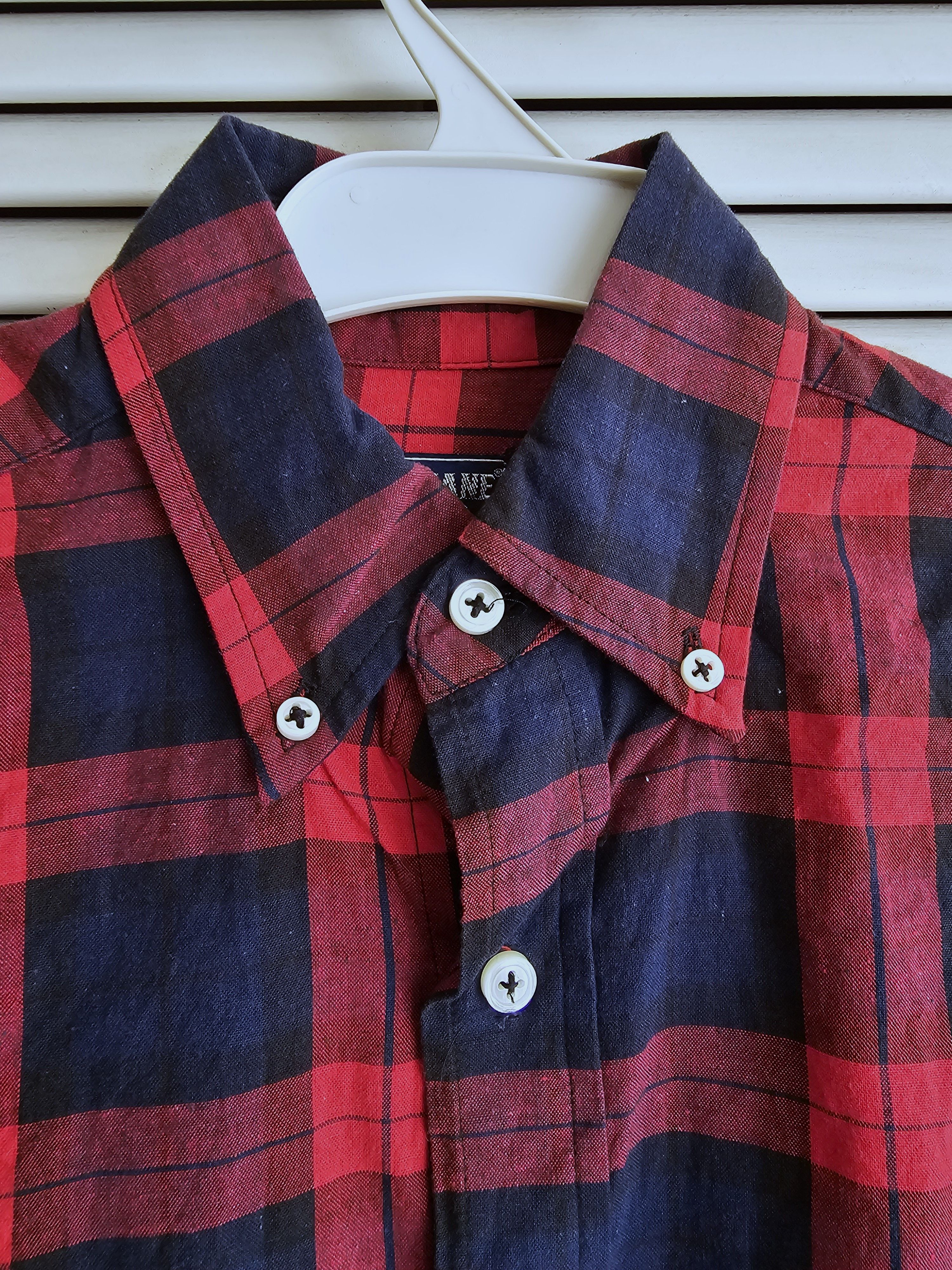 Sugar Cane Sugar Cane Long Sleeve Checkered Red Size US S / EU 44-46 / 1 - 3 Thumbnail