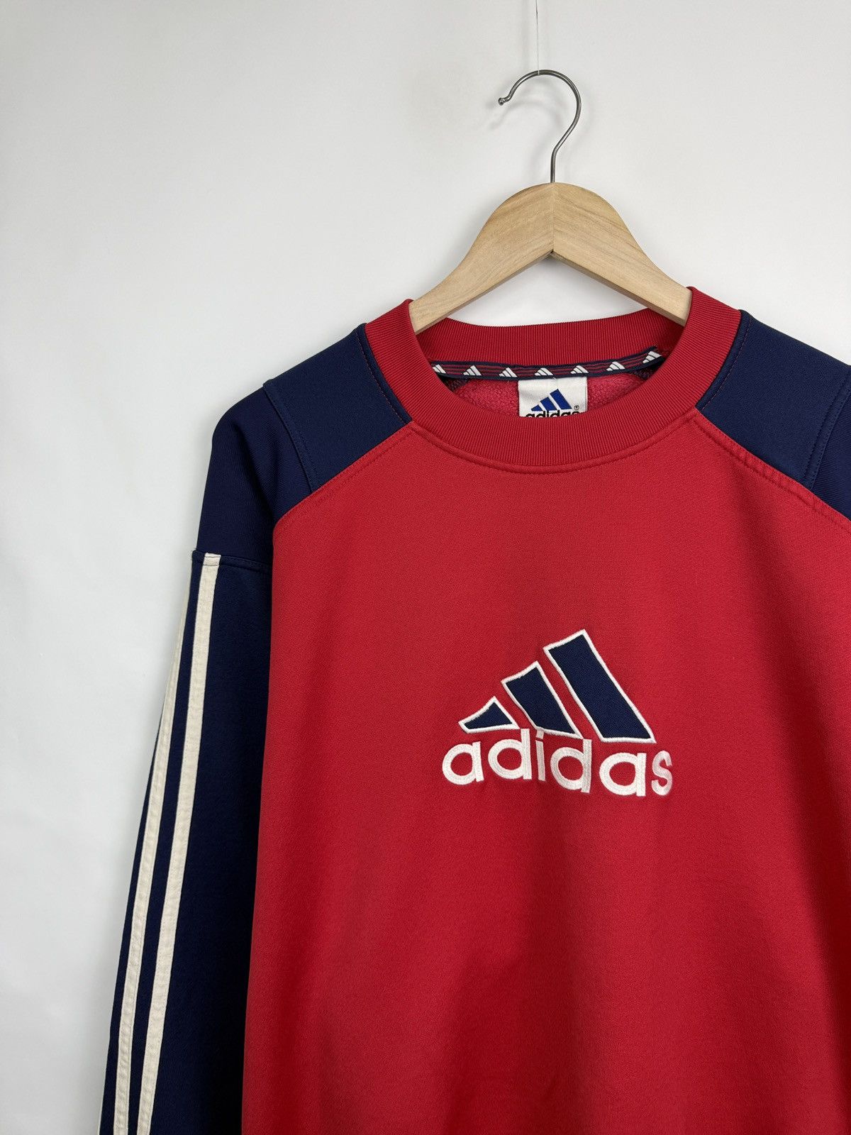 Adidas 🇩🇪 Vintage 80s Adidas Retro Sweatshirt Rare Y2K Bundeswehr Size US M / EU 48-50 / 2 - 3 Thumbnail