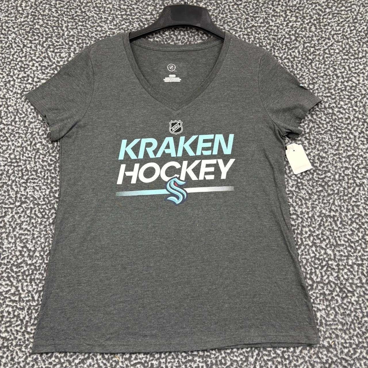 Other Seattle Kraken Shirt Women NHL Short Sleeve V-Neck M Size M / US 6-8 / IT 42-44 - 1 Thumbnail