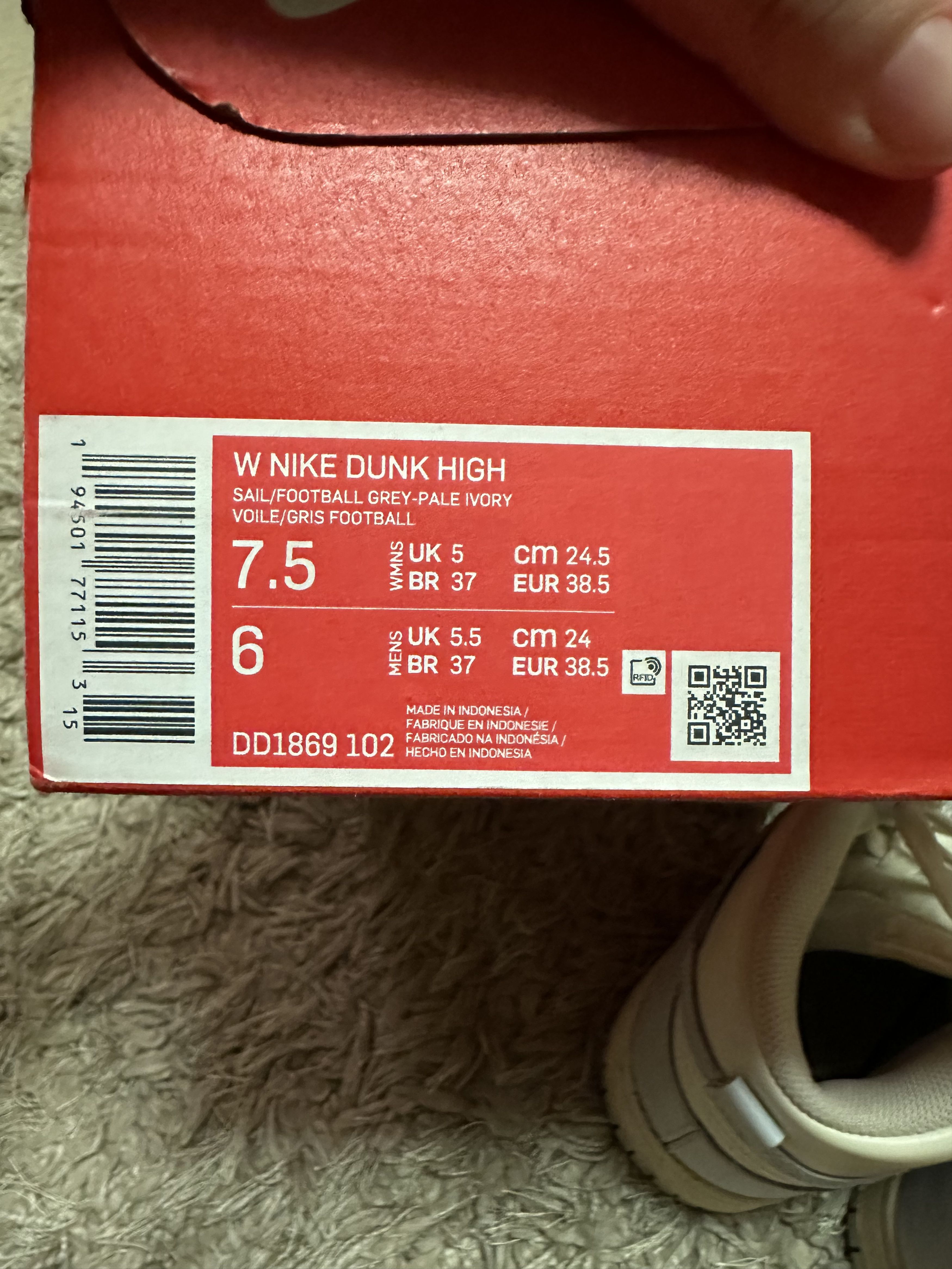 Nike Nike Dunk High Size US 7.5 / IT 37.5 - 2 Thumbnail